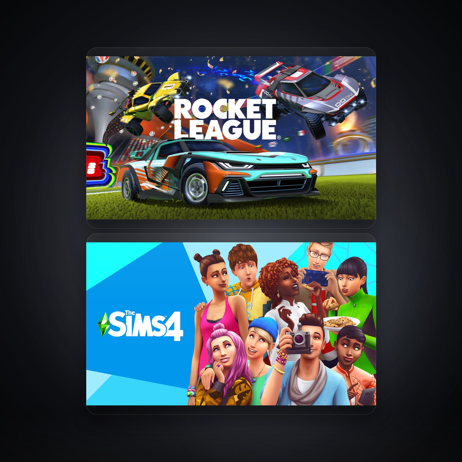 Rocket League & The Sims 4 | 2 Games — HabibiAccounts