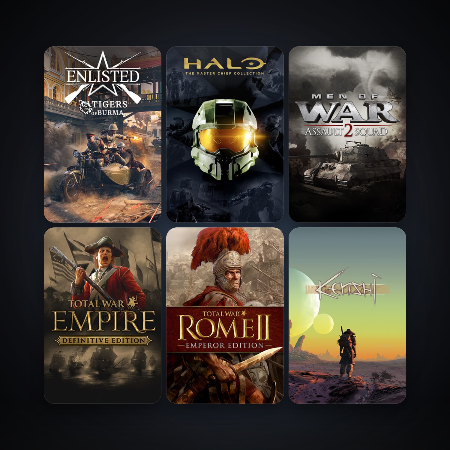 Enlisted & Halo: The Master Chief Collection | 22 Games | Clean — HabibiAccounts