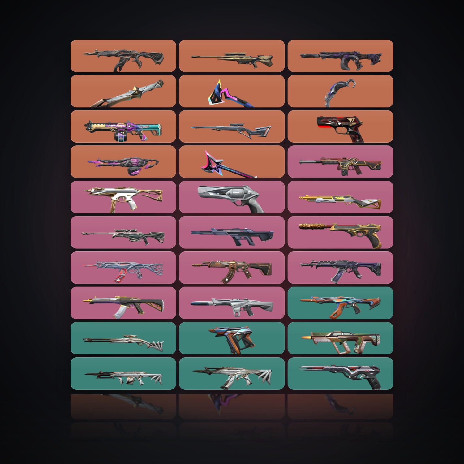 10 Rank | KR Server | 80 Skins | 4 Knives | Level 145 — HabibiAccounts