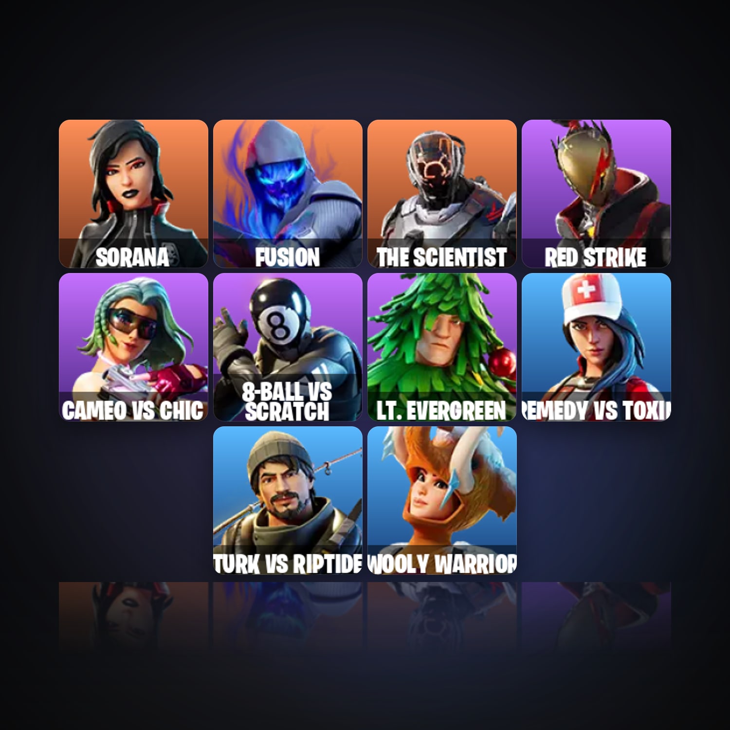 Fortnite | 12 Skins | 550 V-Bucks | Level 464 | 14 Wins — HabibiAccounts