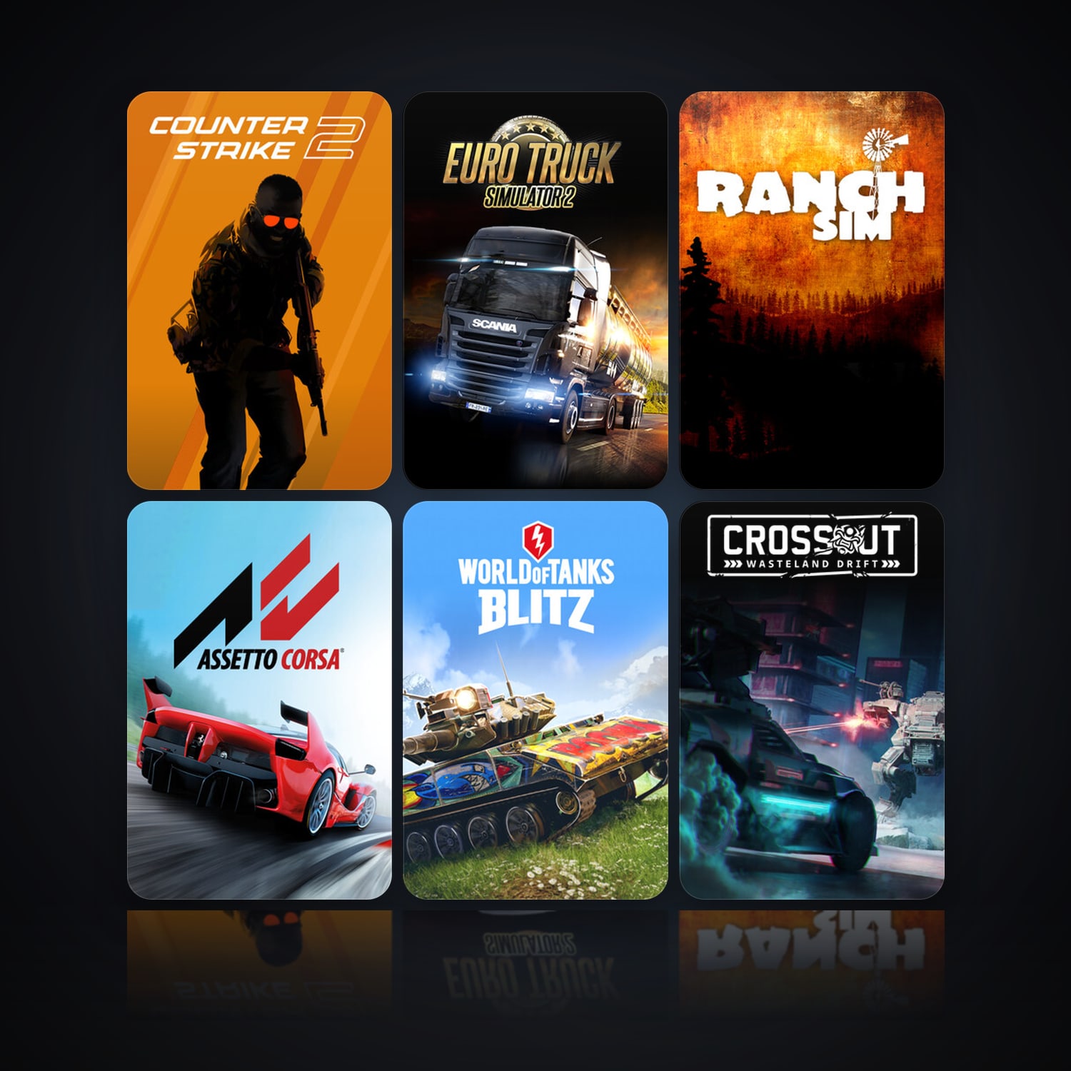 CS2 Prime & Euro Truck Simulator 2 | 16 Games | Has VAC — HabibiAccounts