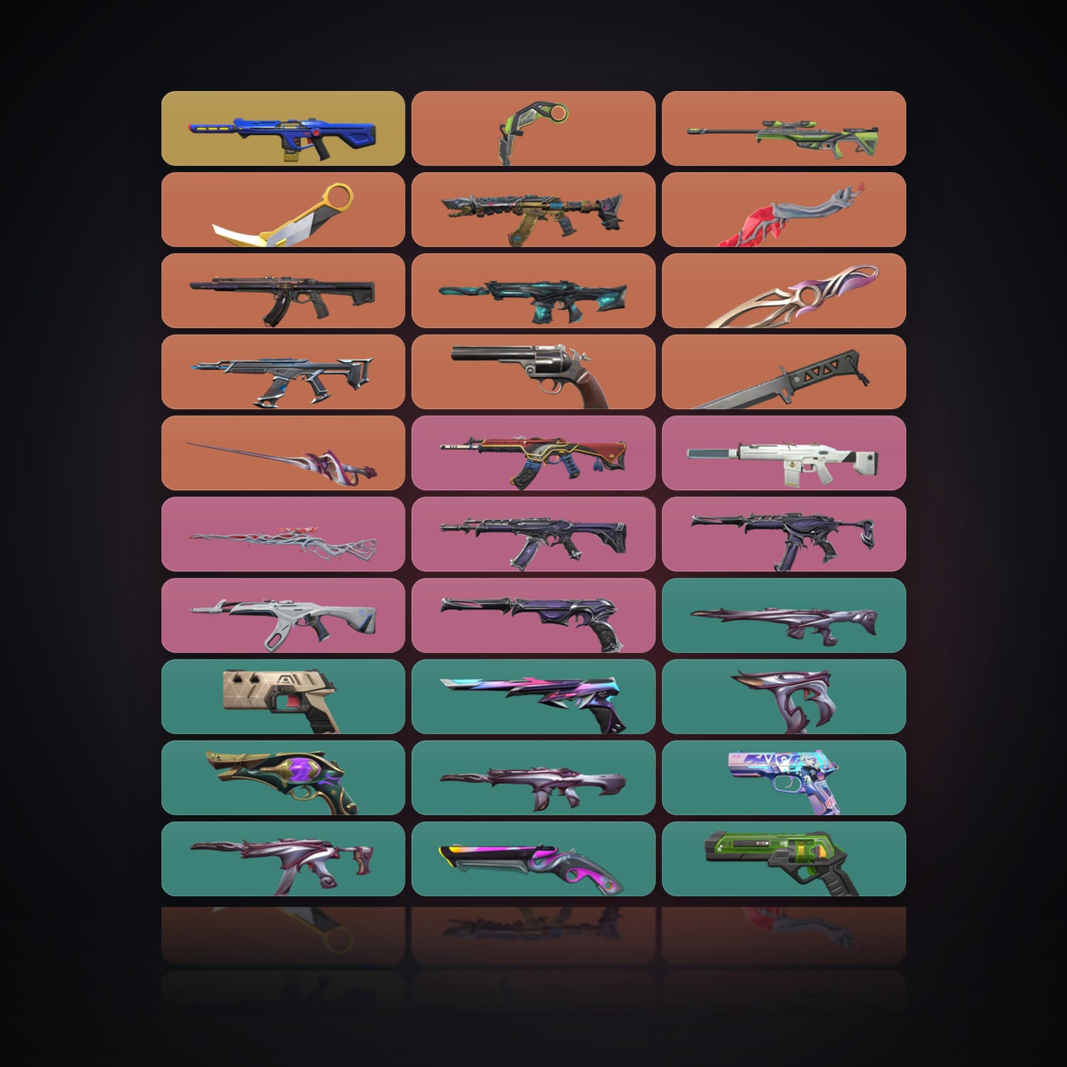 Platinum 1 Rank | Korea Server | 45 Skins | 6 Knives | Level 256 — HabibiAccounts