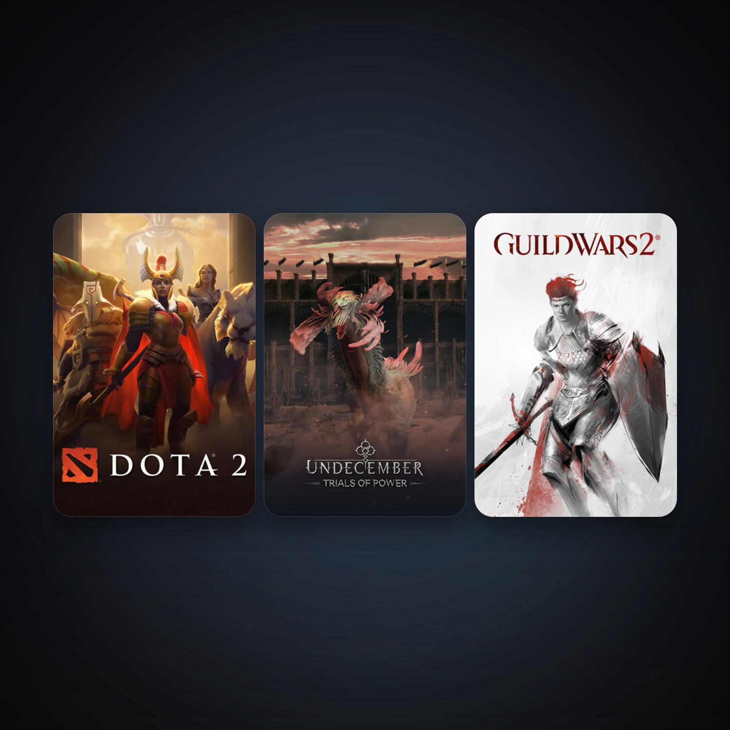 Dota 2 + Guild Wars 2, 3 games, clean — HabibiAccounts