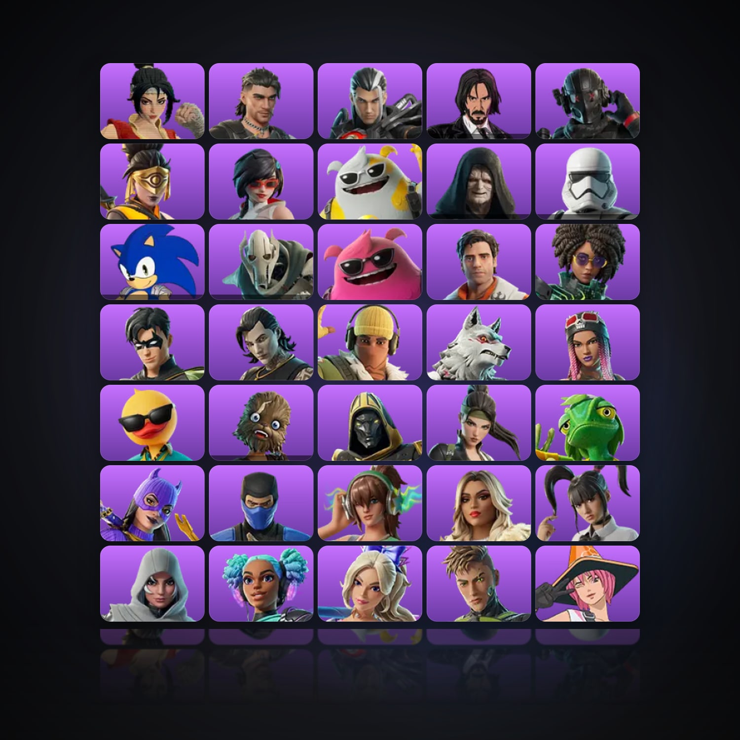 Fortnite | 43 Skins | 1.1K V-Bucks | Level 1216 | 154 Wins — HabibiAccounts
