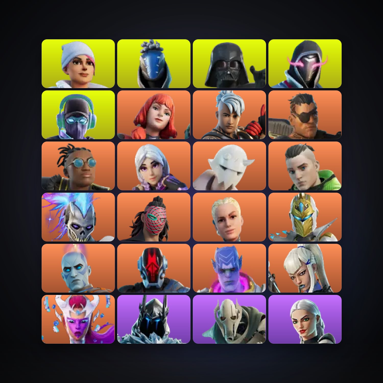 Fortnite locker — 193 skins — 200 V-Bucks — lvl 2975 — HabibiAccounts