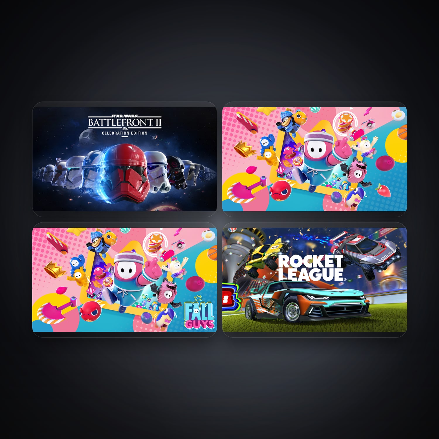 Epic STAR WARS Battlefront II: Celebration Edition + Fall Guys — SG — 4 games — HabibiAccounts