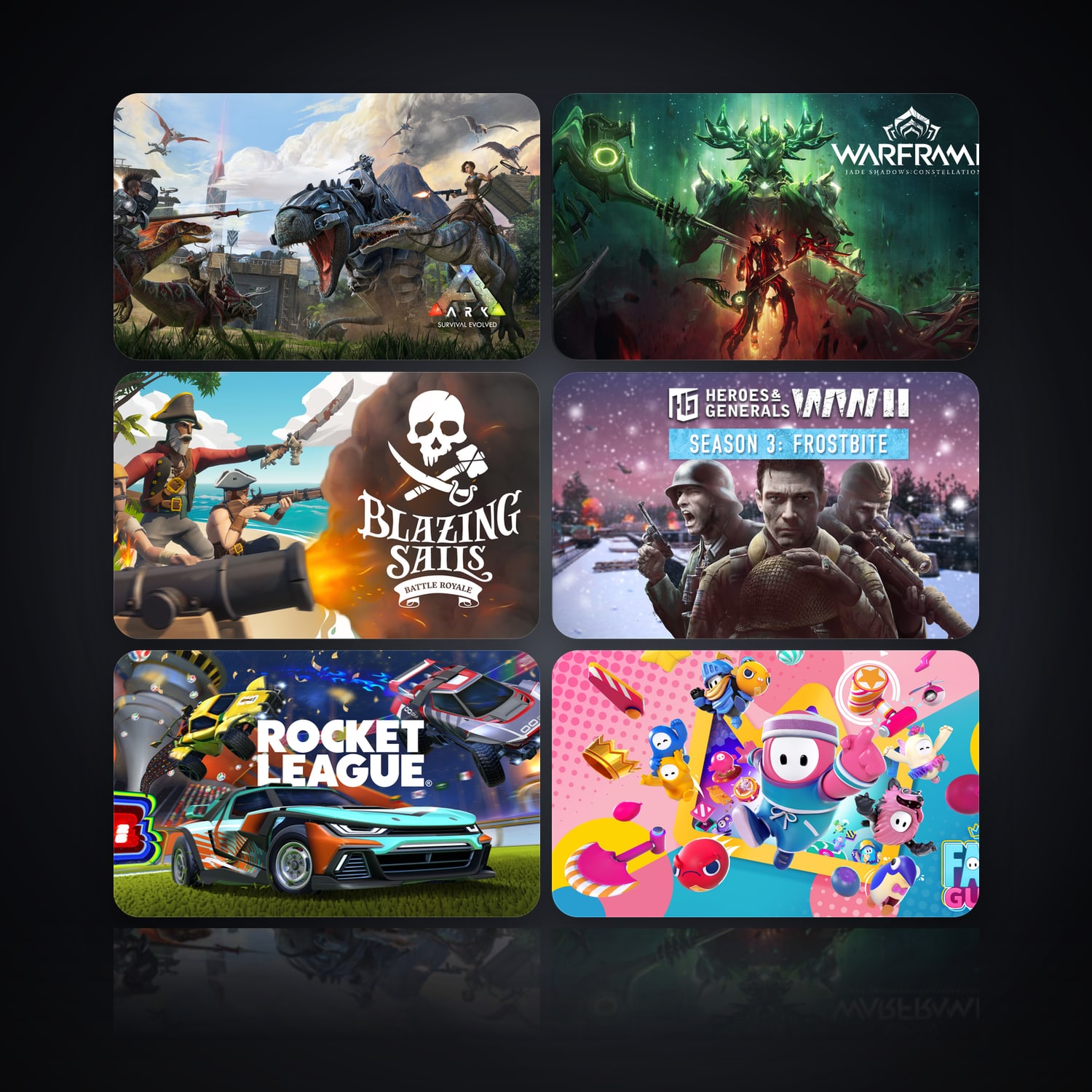 ARK: Survival Evolved & Warframe | 41 Games — HabibiAccounts