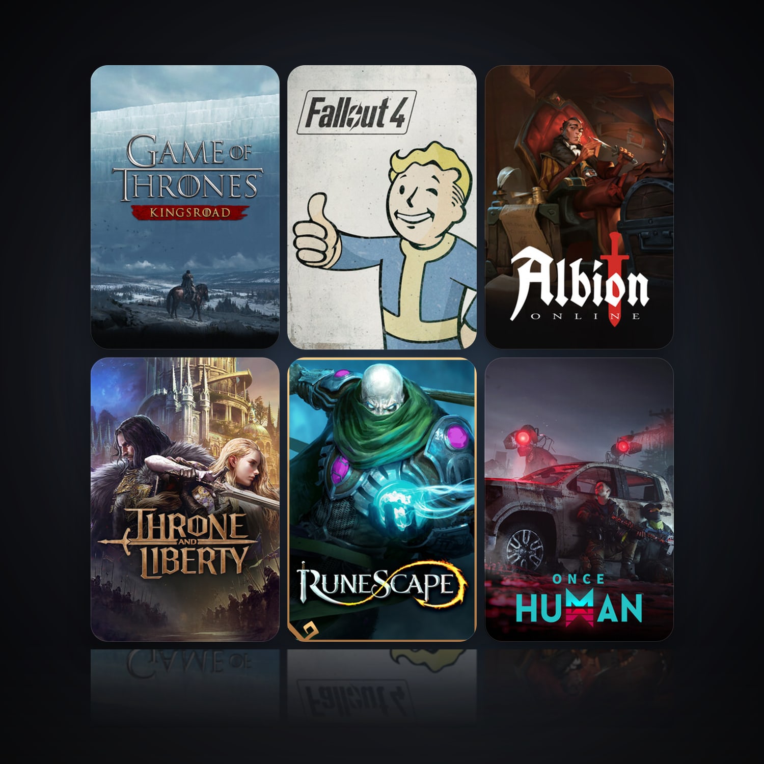 Game of Thrones: Kingsroad & Fallout 4 | 11 Games | Clean — HabibiAccounts