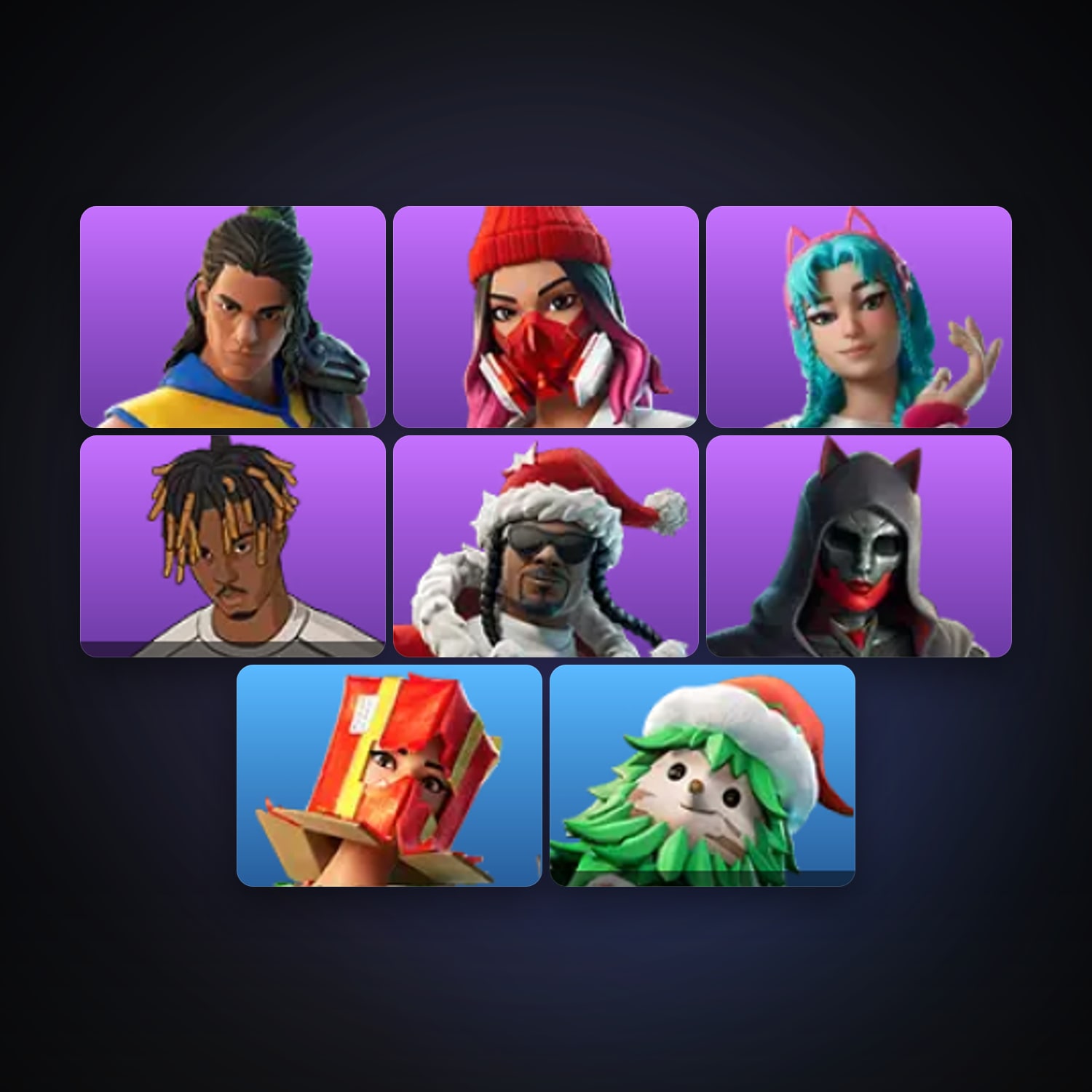 Fortnite | 8 Skins | 200 V-Bucks | Level 379 | 22 Wins — HabibiAccounts