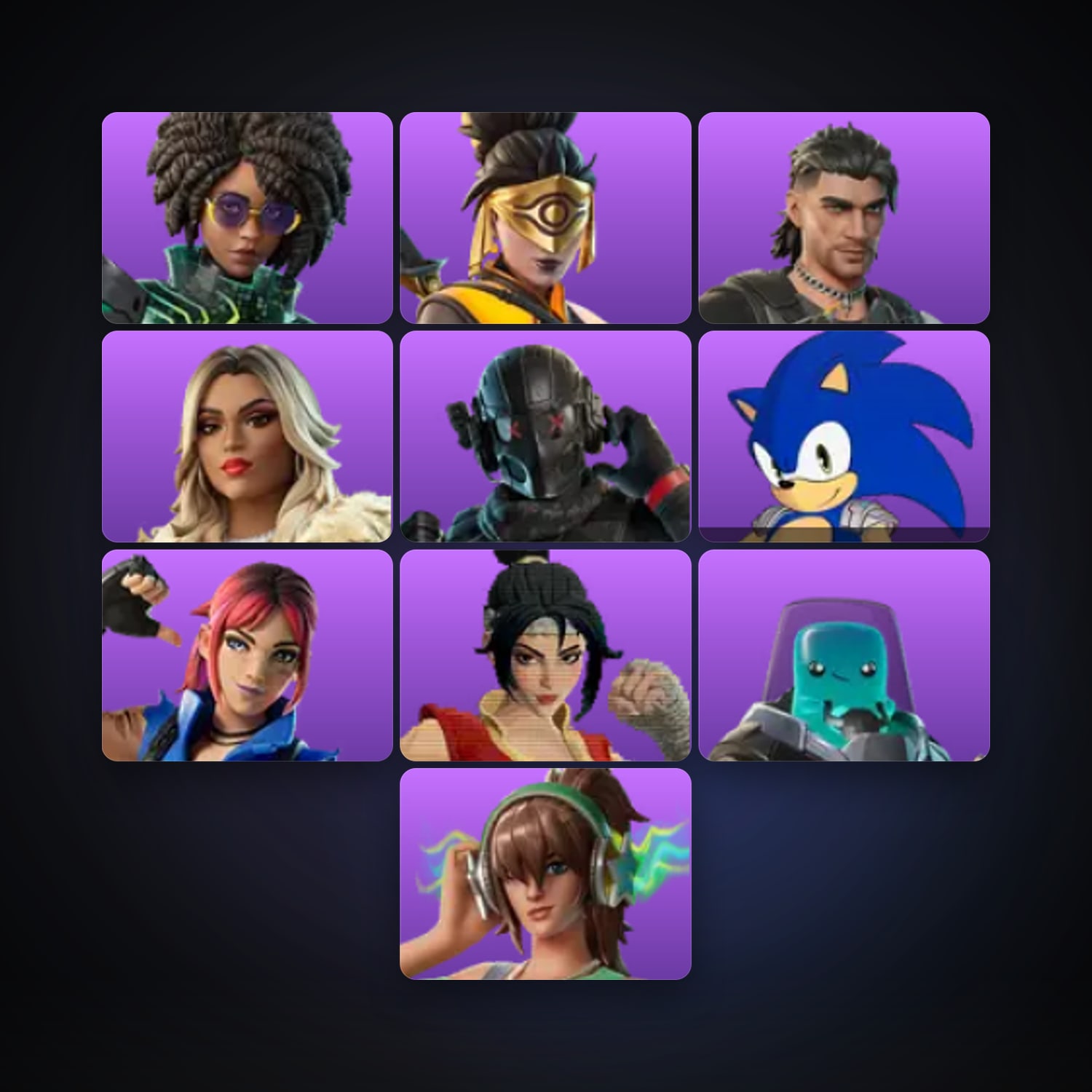 هالحساب فورتنايت، لوكر 15 سكن، 500 فيبوكس، لفل 257، 27 فوز — HabibiAccounts