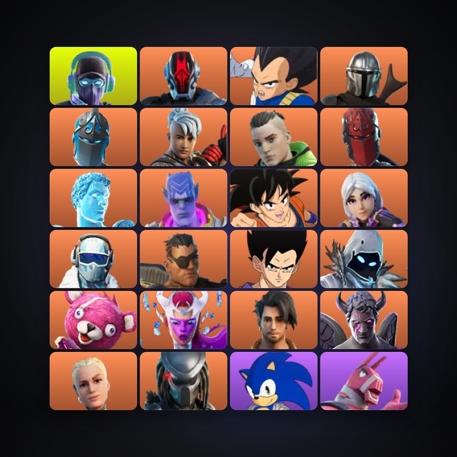The Foundation — Vegeta — 142 skins — 3.1K V-Bucks — lvl 1179 — HabibiAccounts