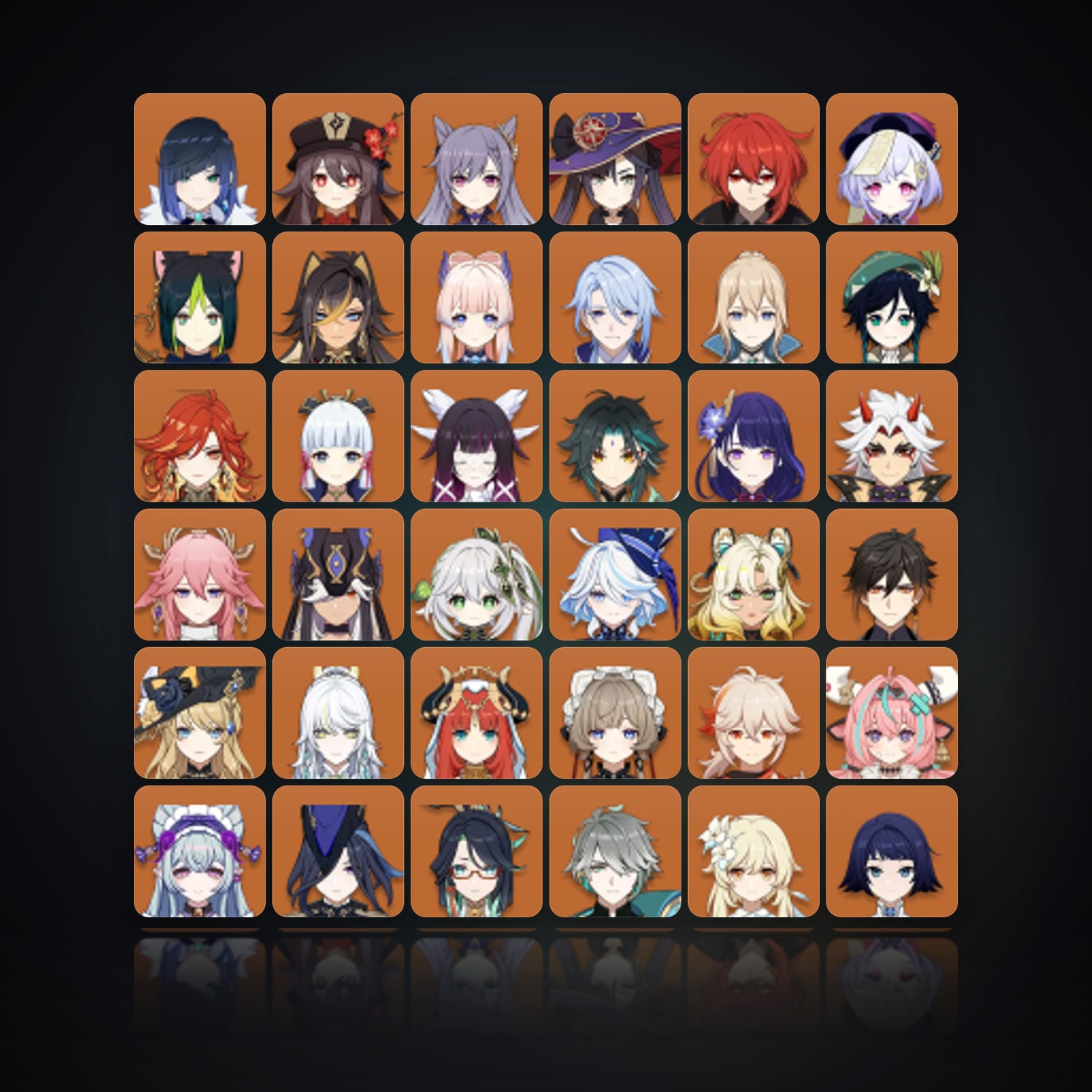 Genshin Impact | AR 60 | 87 Chars | 34× 5★ — HabibiAccounts