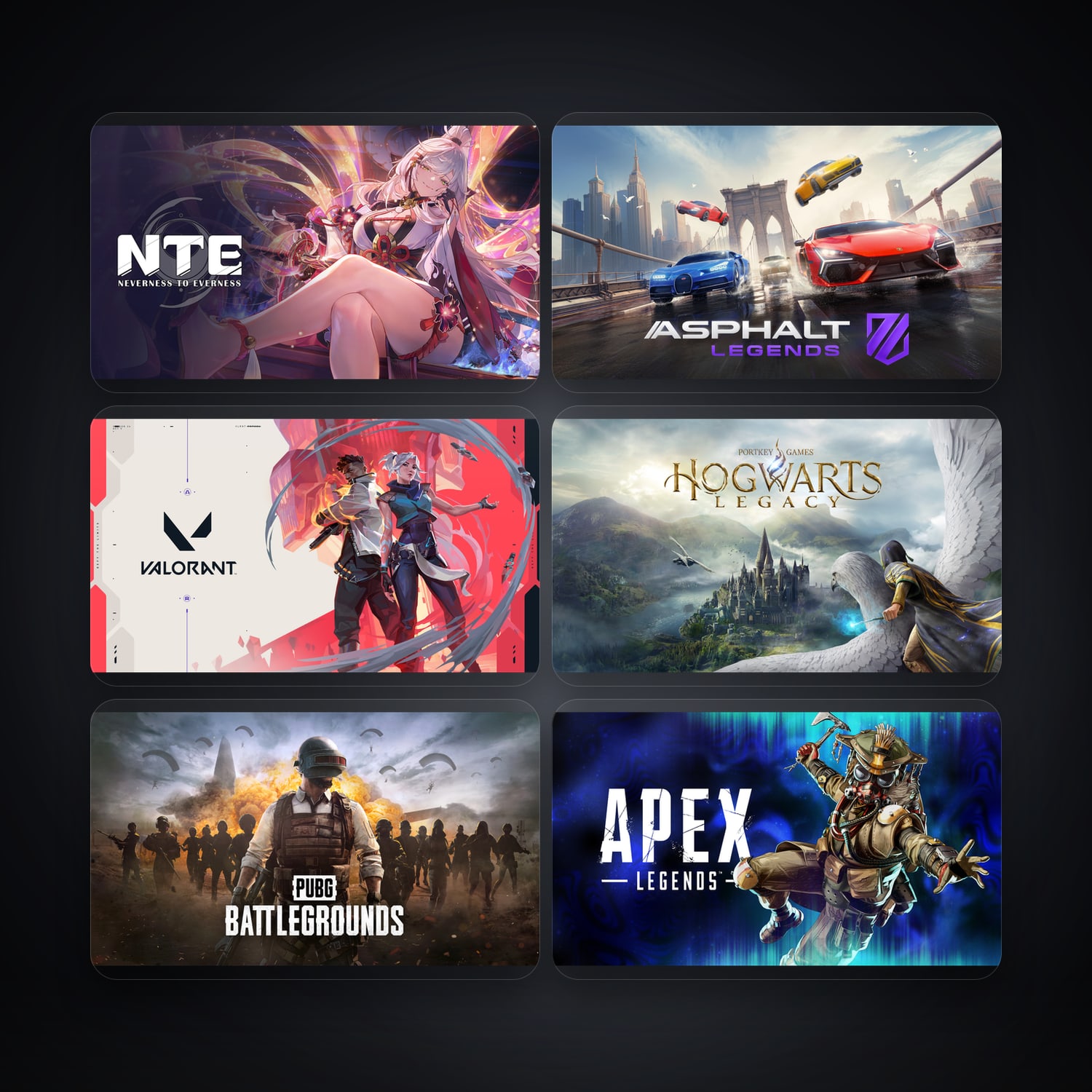 Epic NTE: Neverness to Everness + Asphalt Legends Unite — DO — 34 games — HabibiAccounts