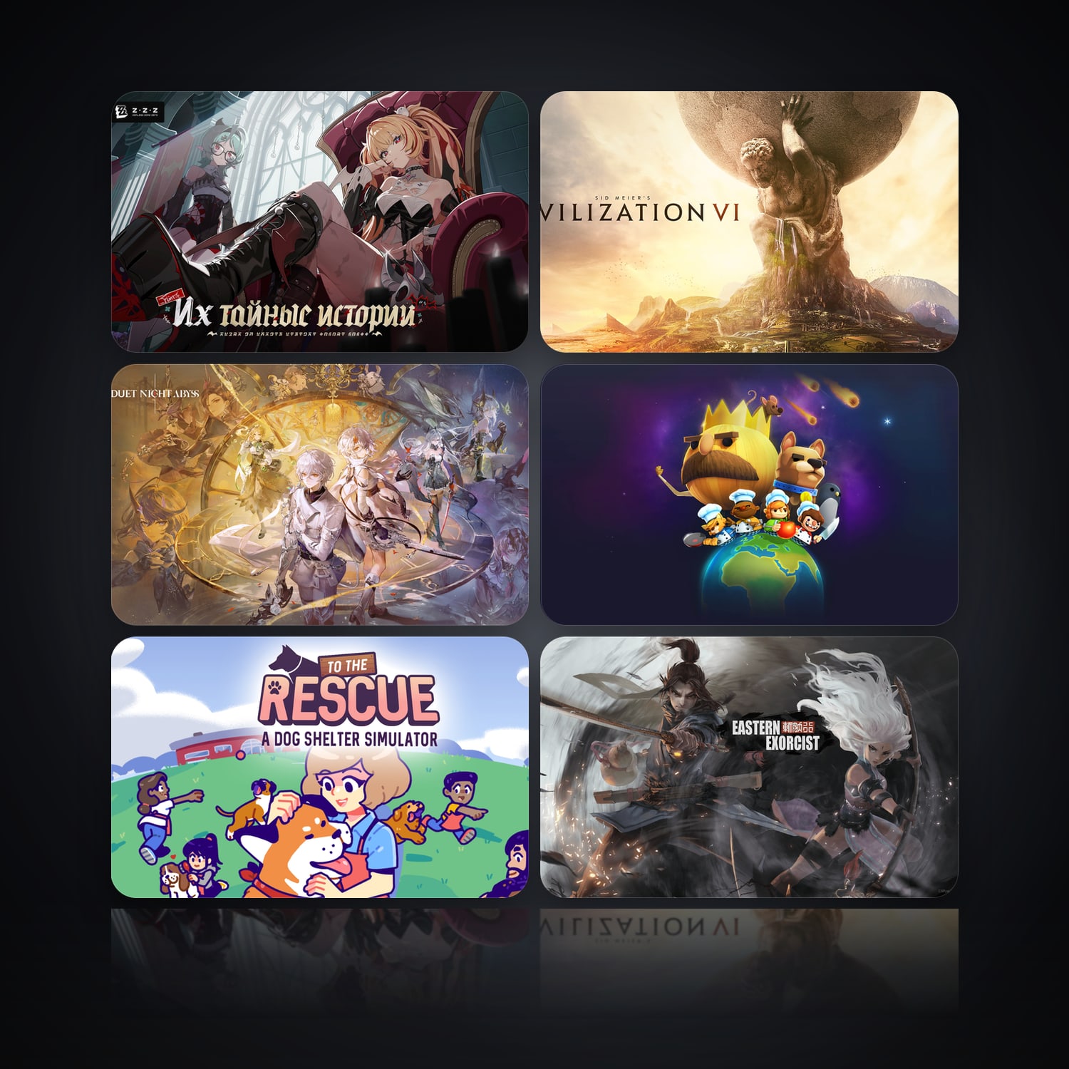 هالحساب إبك فيه Zenless Zone Zero وSid Meier's Civilization VI، AU، 19 ألعاب — HabibiAccounts