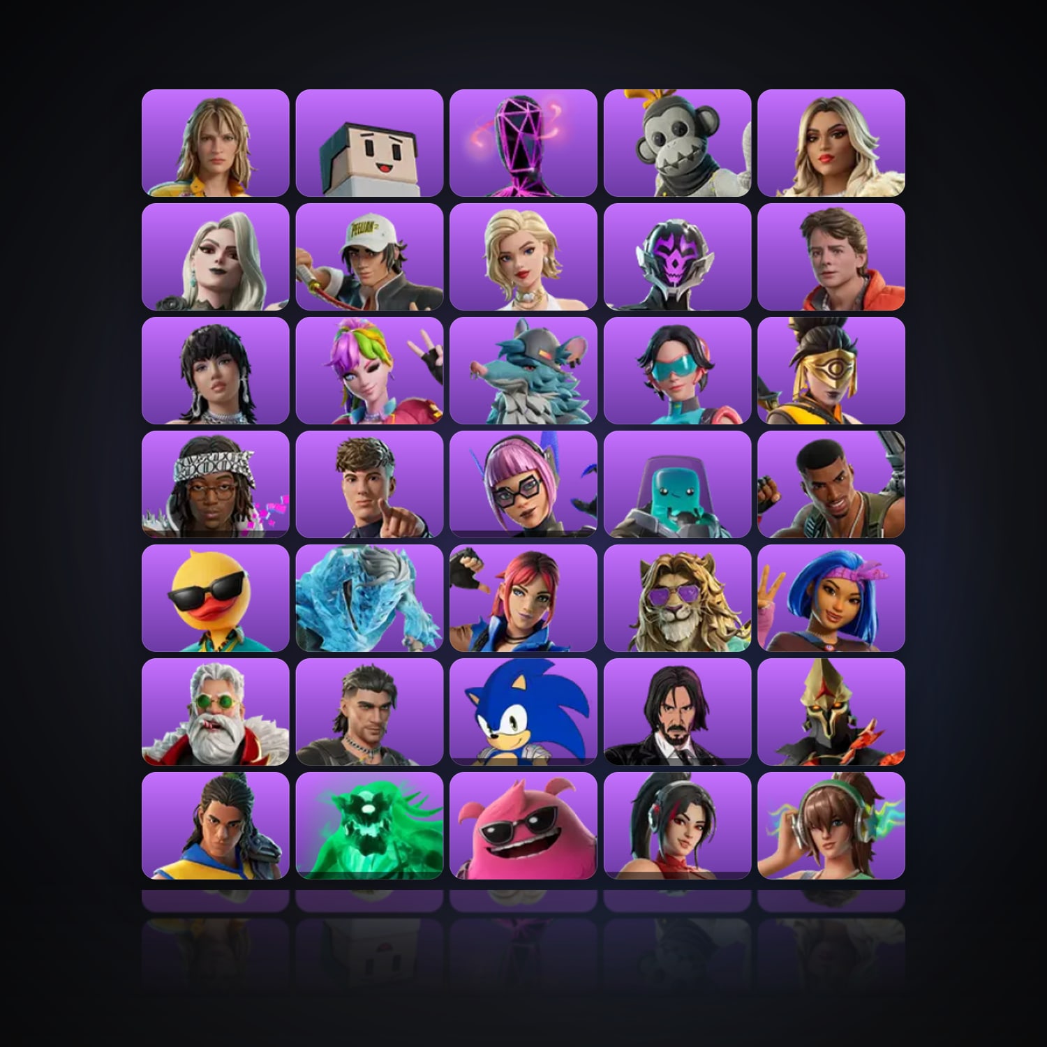 Fortnite | 47 Skins | 11.4K V-Bucks | Level 1220 | 117 Wins — HabibiAccounts