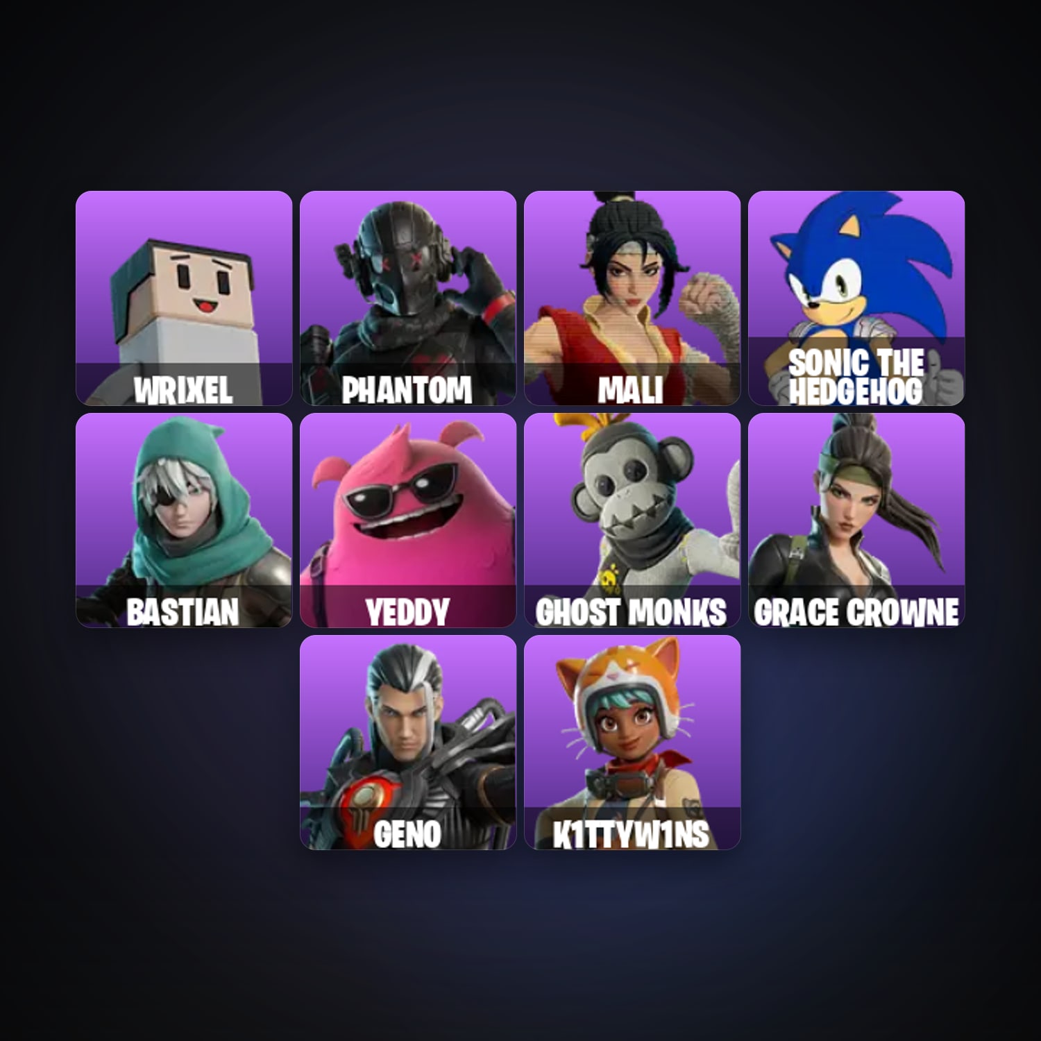 Fortnite | 13 Skins | 1.3K V-Bucks | Level 628 | 67 Wins — HabibiAccounts