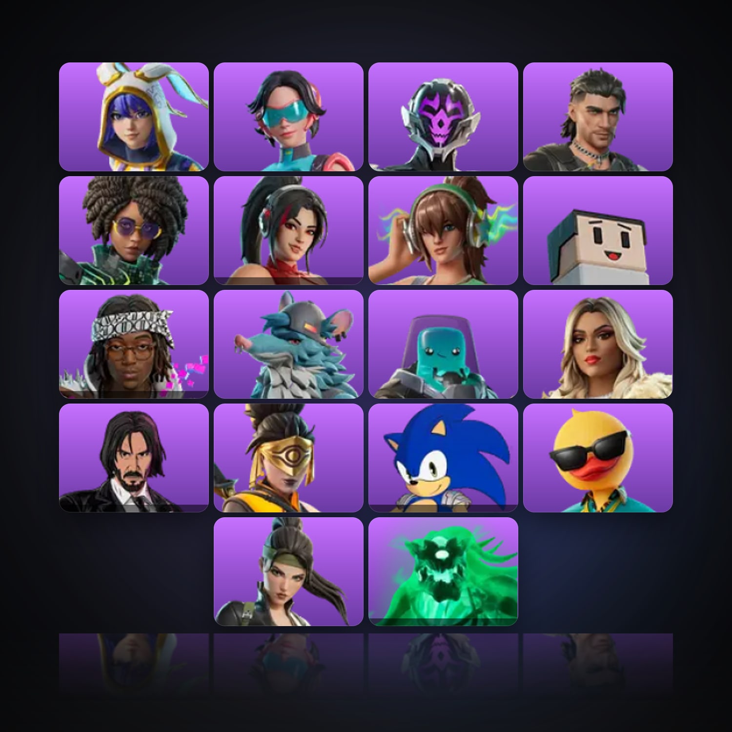 Fortnite | 18 Skins | 1.4K V-Bucks | Level 123 | 16 Wins — HabibiAccounts