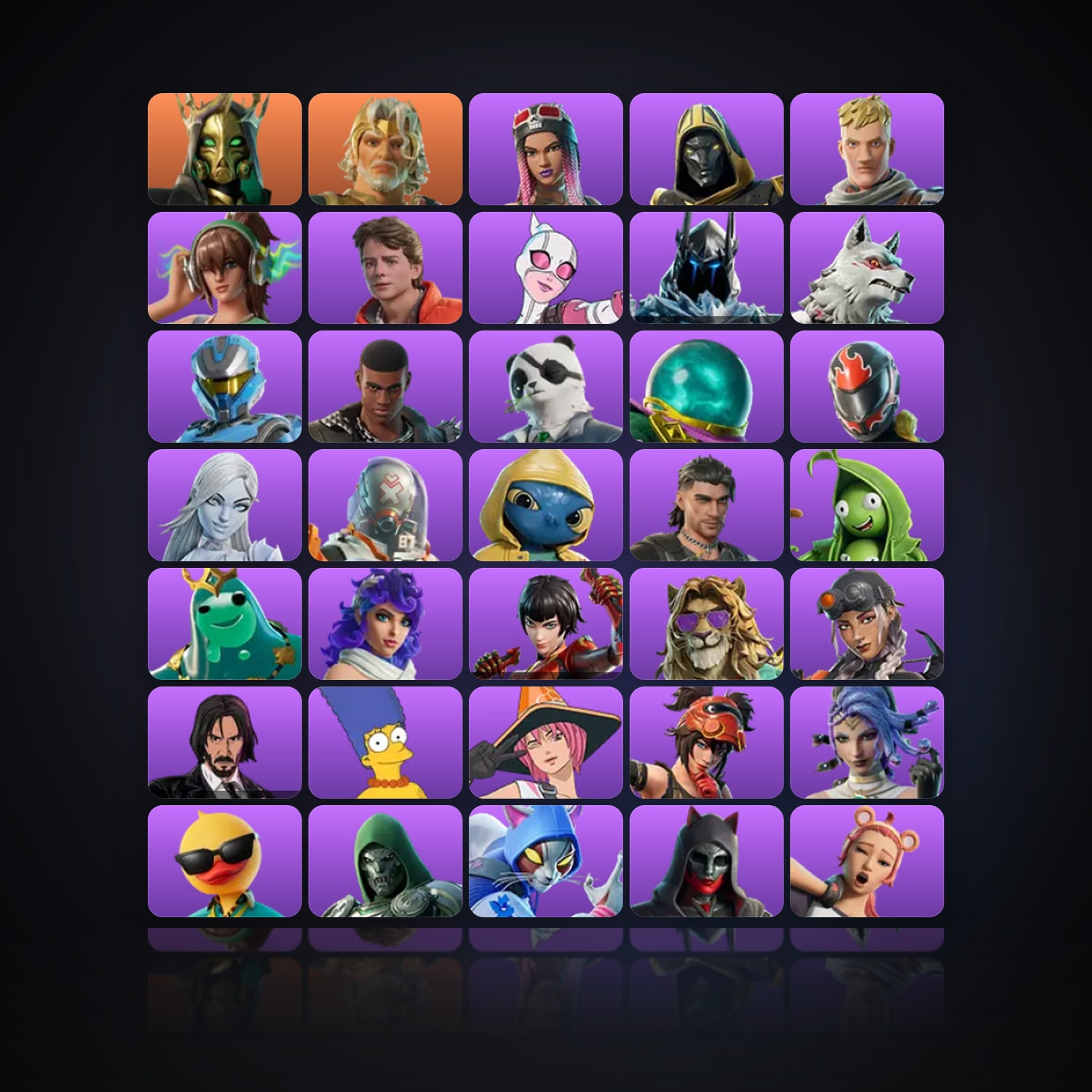 Fortnite | 106 Skins | 1.1K V-Bucks | Level 1971 | 244 Wins — HabibiAccounts