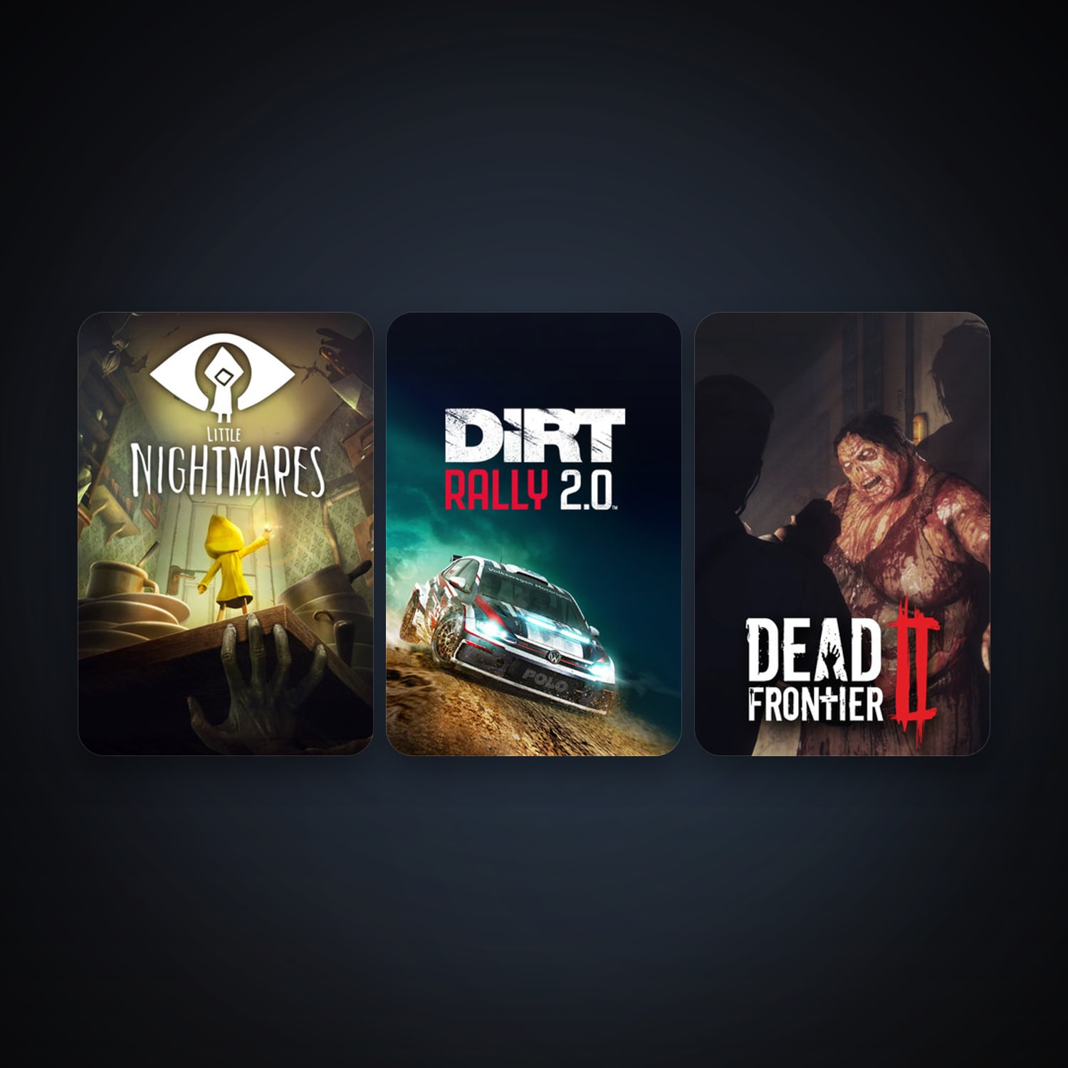 Little Nightmares & DiRT Rally 2.0 | Clean — HabibiAccounts