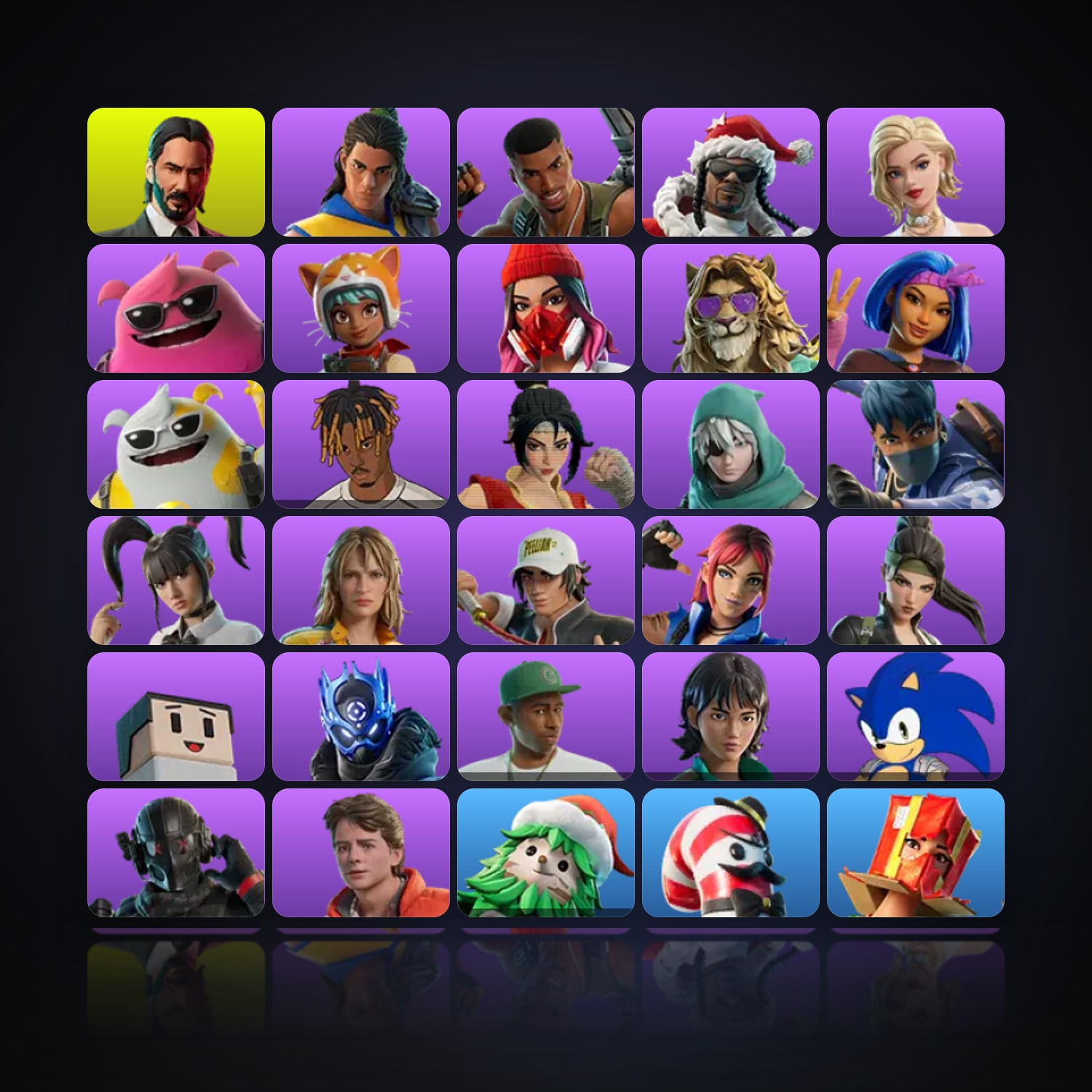 Fortnite | 30 Skins | 700 V-Bucks | Level 672 | 30 Wins — HabibiAccounts