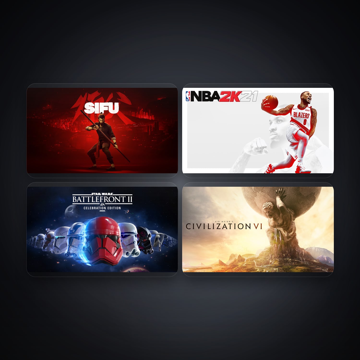 Sifu & NBA 2K21 | 4 Games — HabibiAccounts