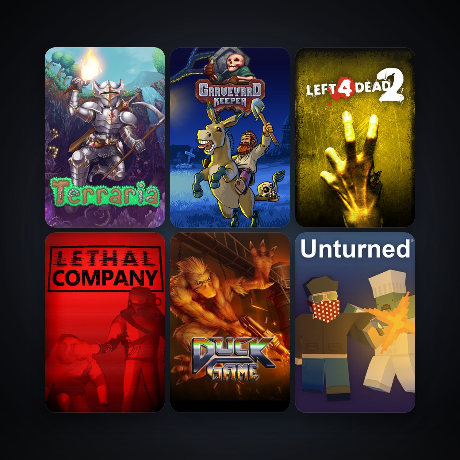 Terraria & Graveyard Keeper | 11 Games | Clean — HabibiAccounts