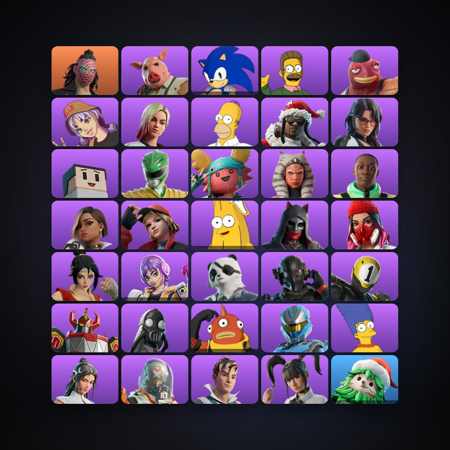 Fortnite | 41 Skins | 500 V-Bucks | Level 2184 | 352 Wins — HabibiAccounts