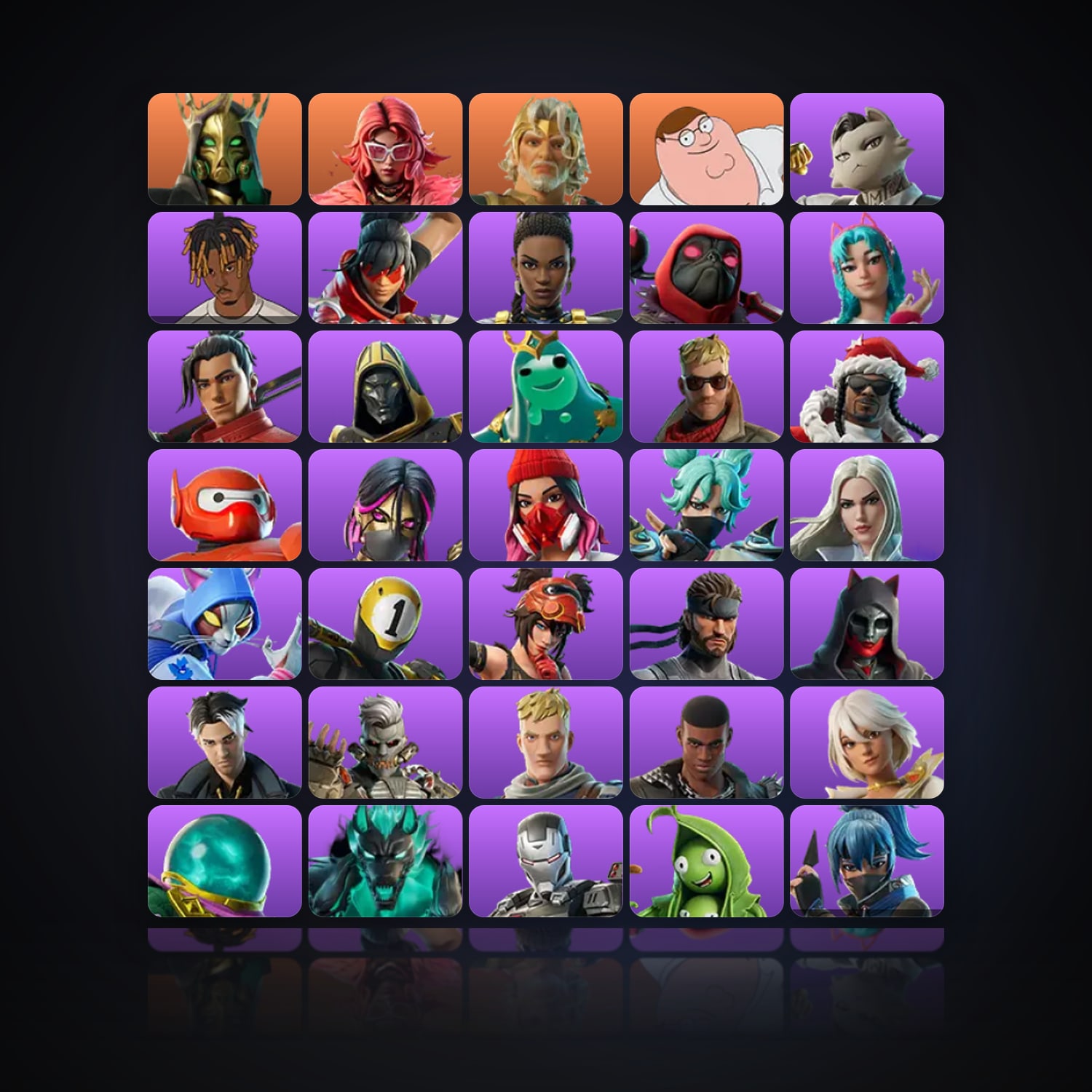 Fortnite | 61 Skins | 1K V-Bucks | Level 1209 | 68 Wins — HabibiAccounts