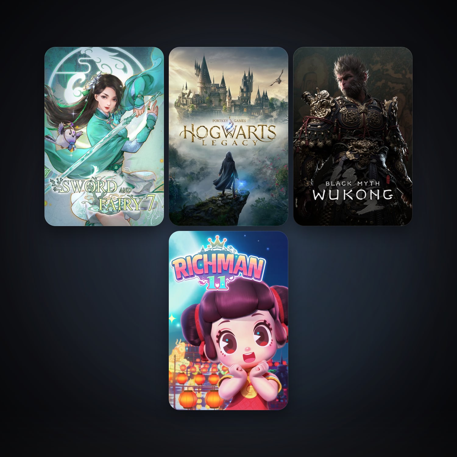 Hogwarts Legacy + THE KING OF FIGHTERS XV, 6 games, clean — HabibiAccounts