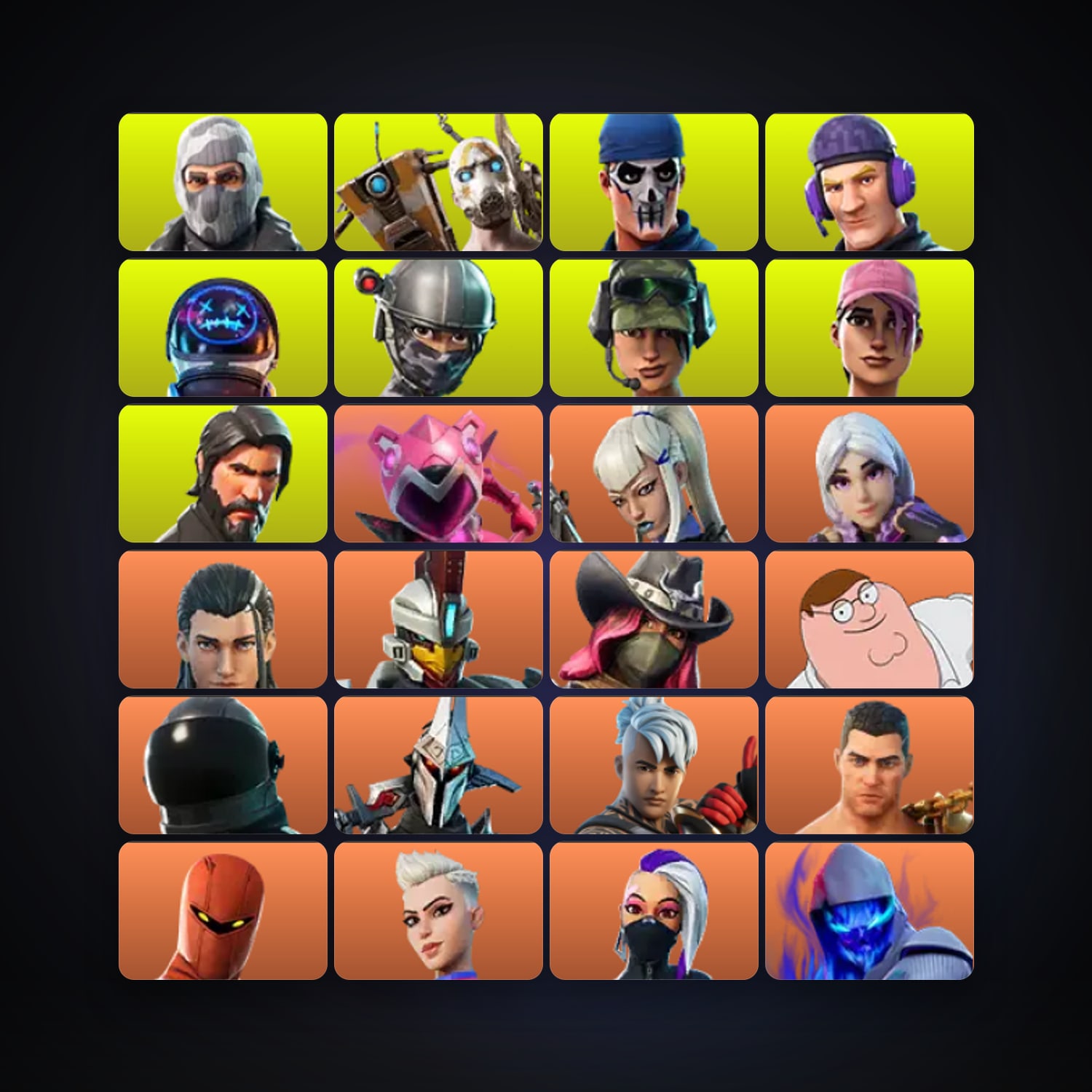 Fortnite | 284 Skins | 5.8K V-Bucks | Level 3270 | 281 Wins — HabibiAccounts