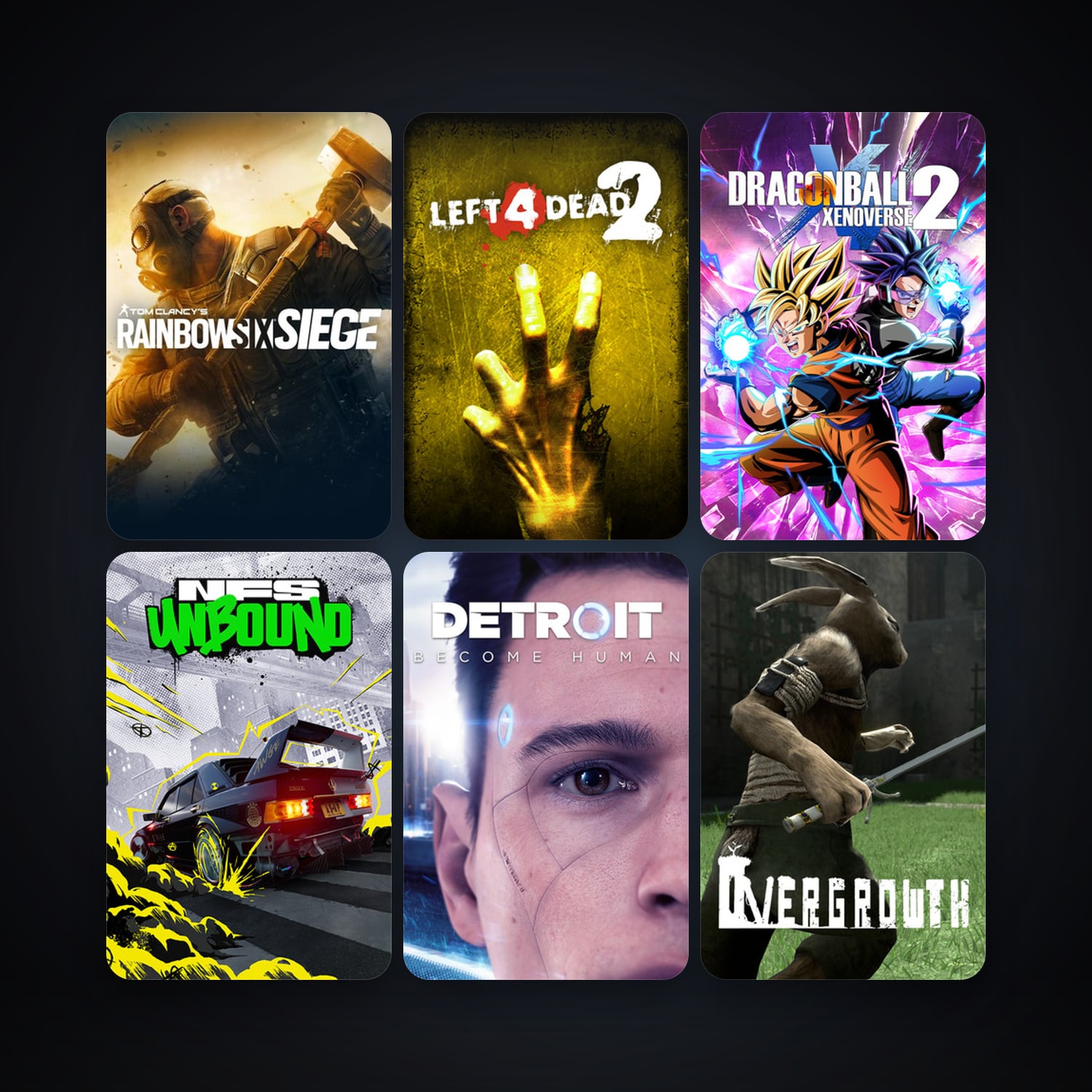 Left 4 Dead 2 + Overgrowth, 34 games, clean — HabibiAccounts