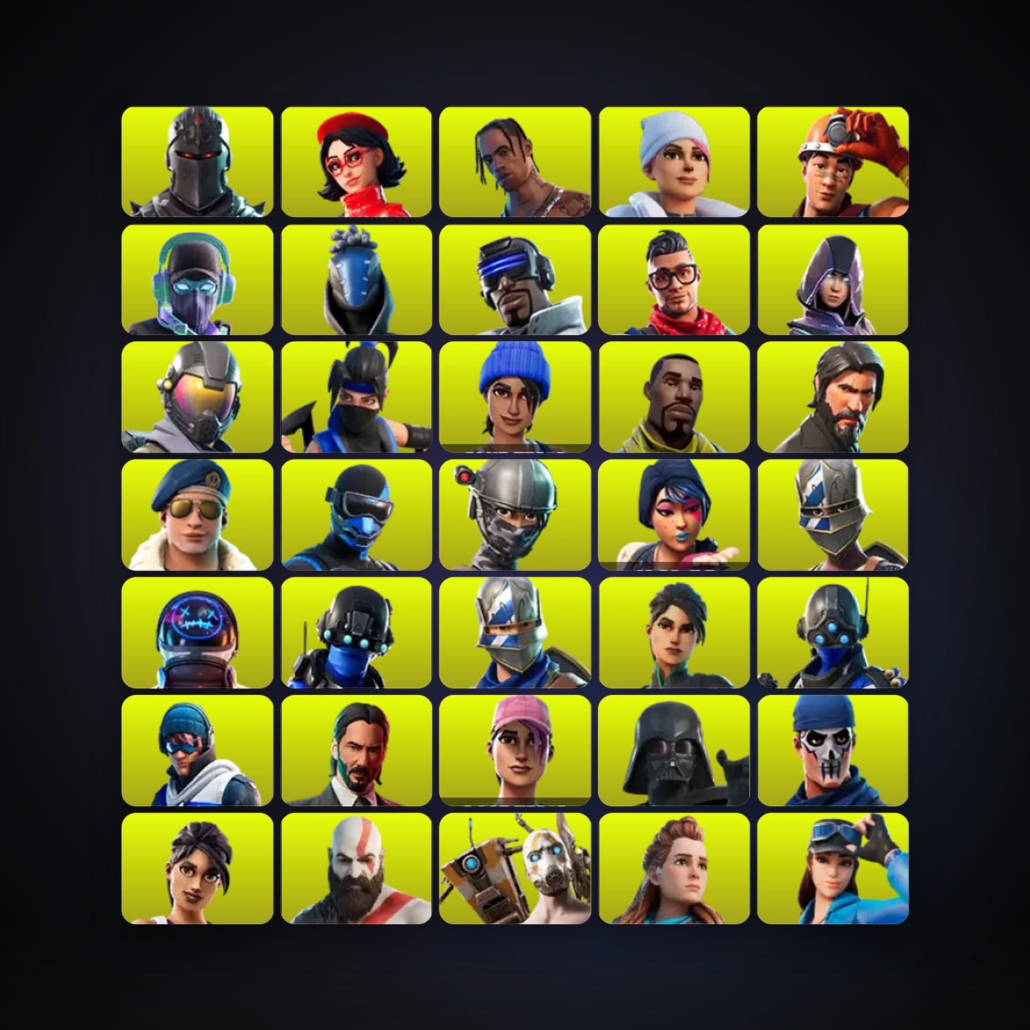 Fortnite | 2380 Skins | 550 V-Bucks | Level 7027 | 778 Wins — HabibiAccounts