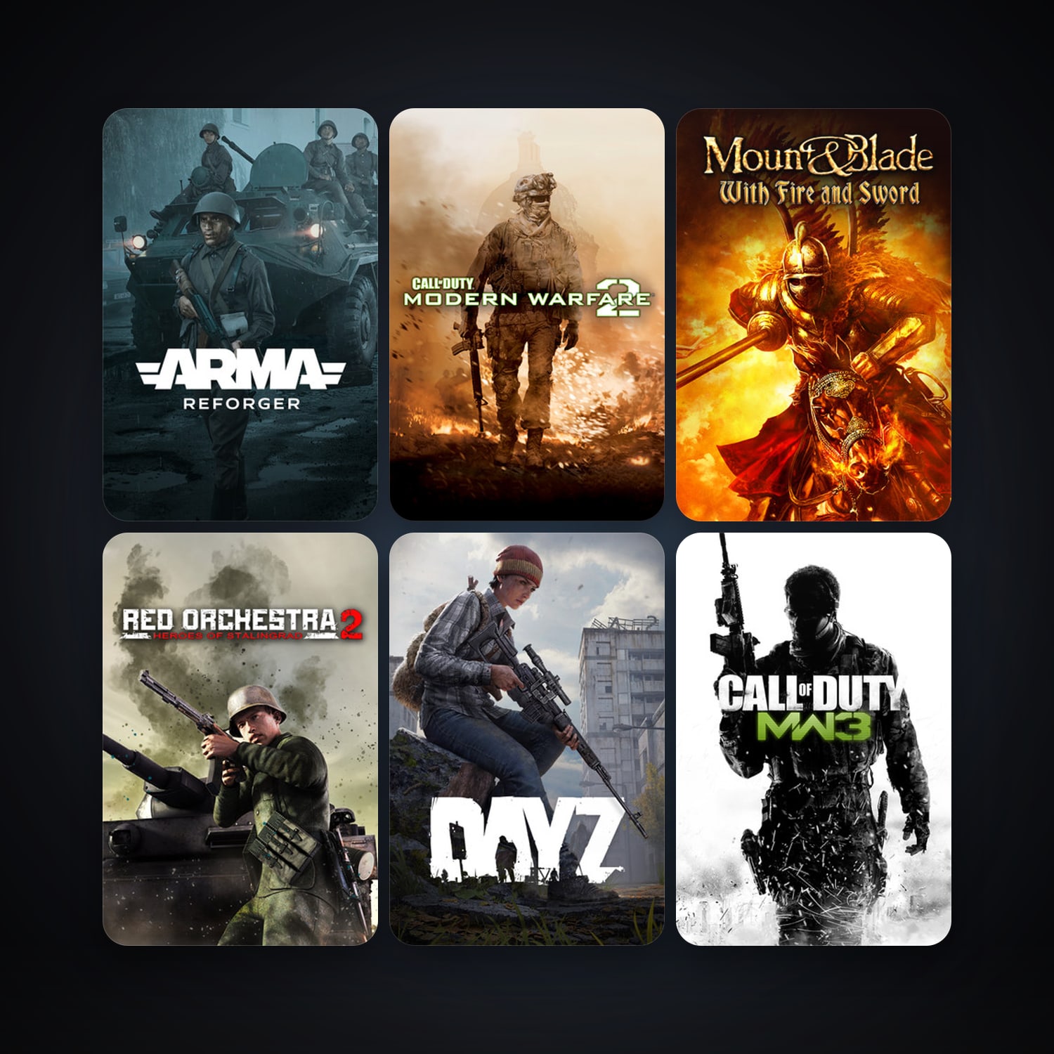 Call of Duty: Modern Warfare 2 (2009) + Call of Duty: Modern Warfare 2 - Multiplayer (2009), 16 games, Steam 10, clean — HabibiAccounts