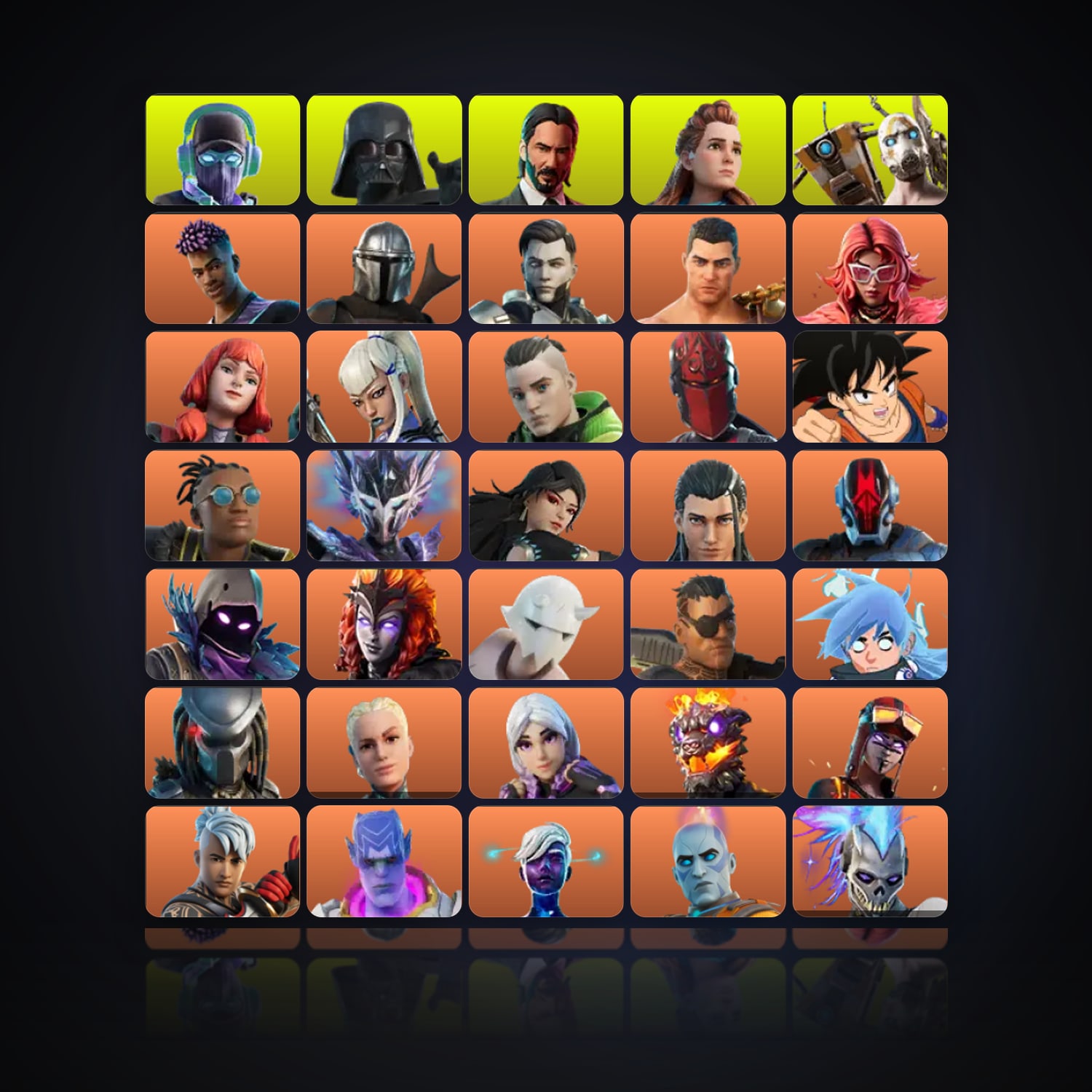 Fortnite | 430 Skins | 50 V-Bucks | Level 5286 | 489 Wins — HabibiAccounts