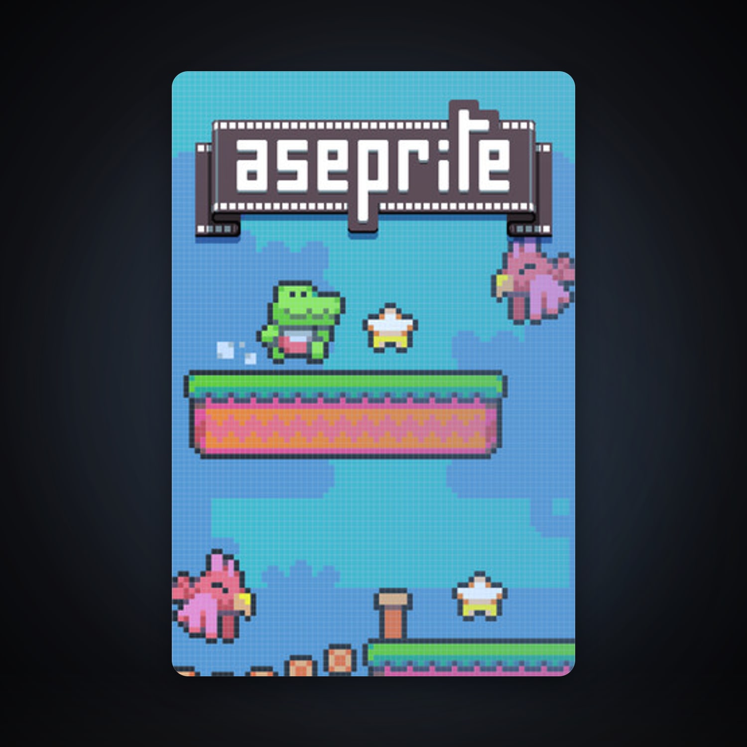 Aseprite, 3 games, clean — HabibiAccounts
