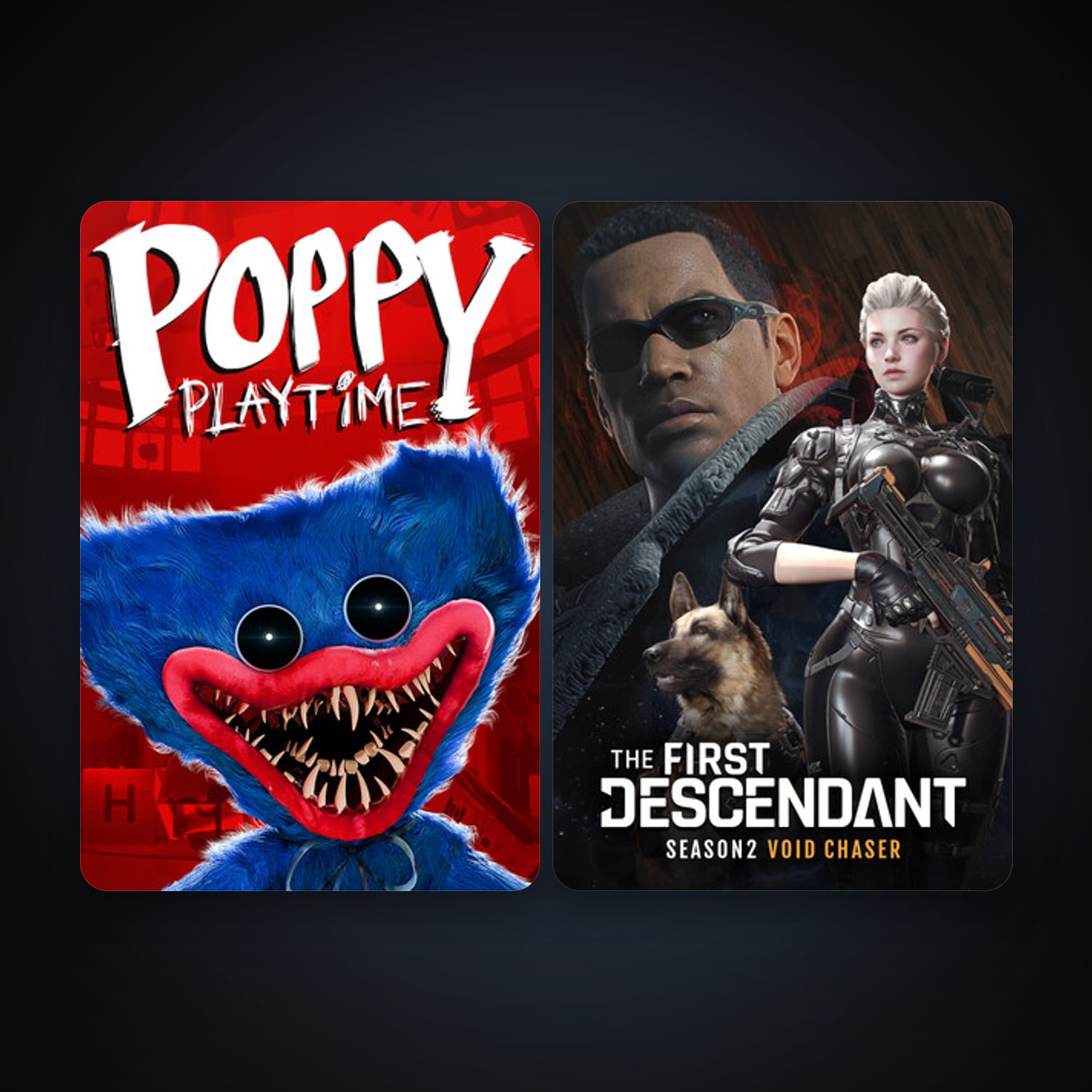 Poppy Playtime + The First Descendant, 4 games, clean — HabibiAccounts
