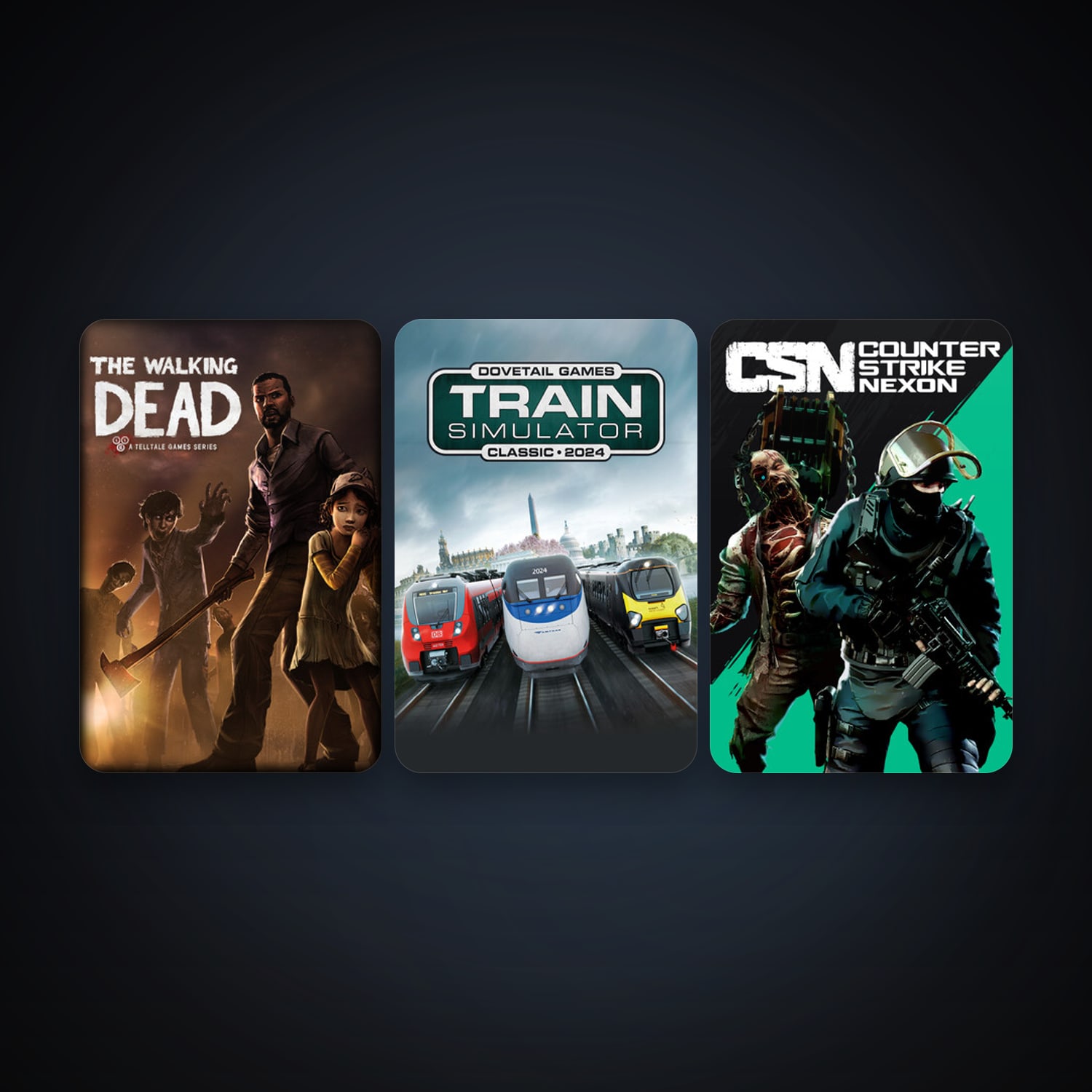 Train Simulator Classic + The Walking Dead, 3 games, clean — HabibiAccounts