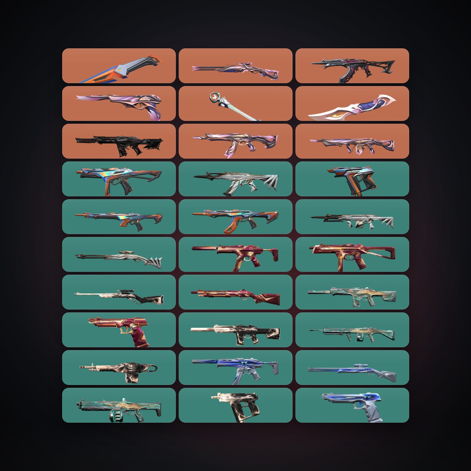 EU Plat 3 locker — 3 knives, 32 skins, lvl 55 — HabibiAccounts