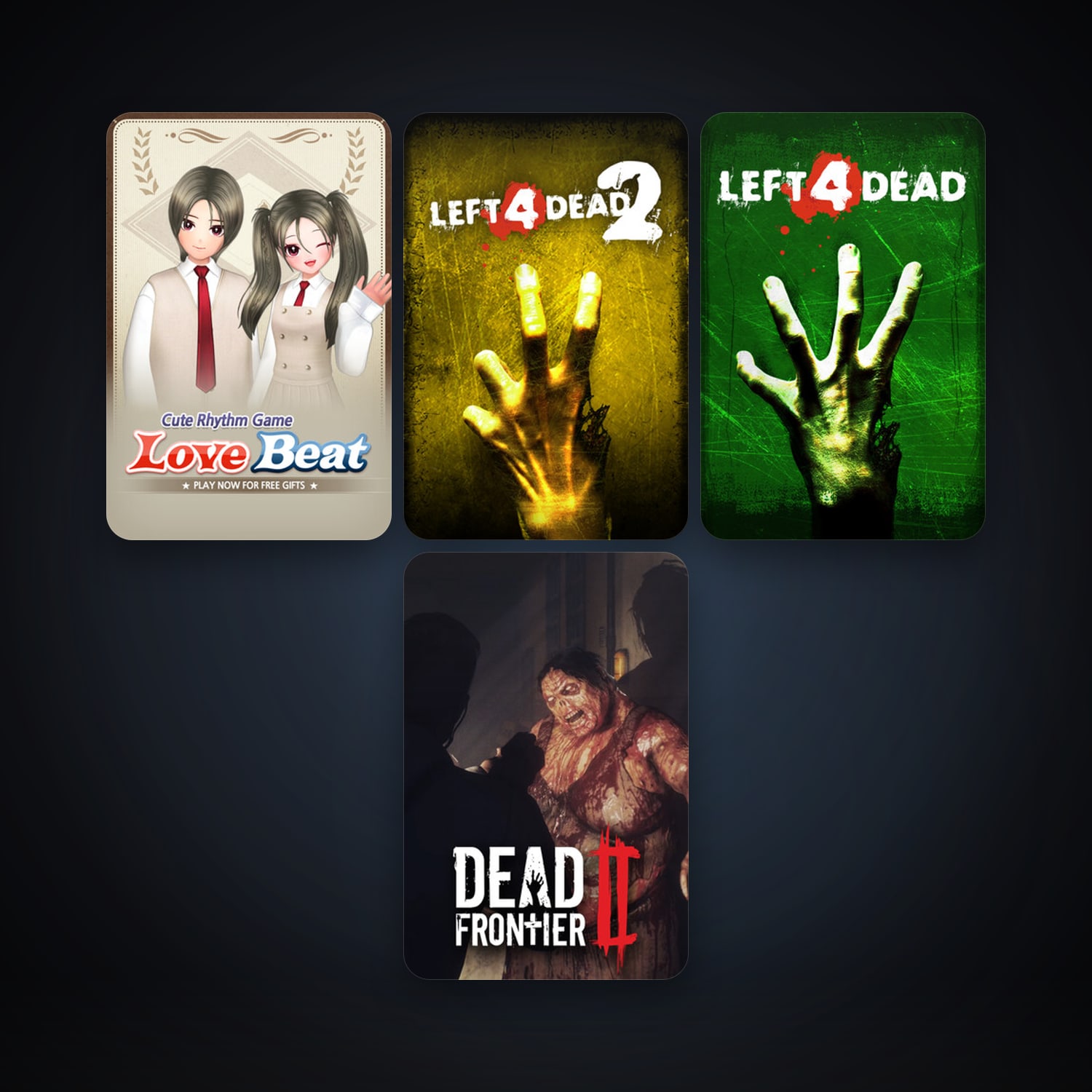 Left 4 Dead + Left 4 Dead 2, 4 games, clean — HabibiAccounts