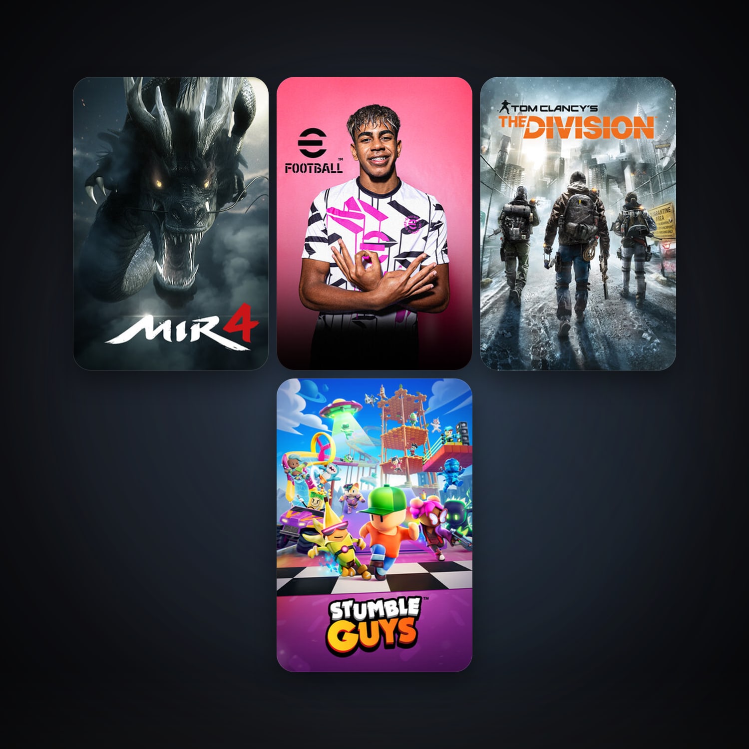 MIR4 & eFootball 2024 | 10 Games | Clean — HabibiAccounts