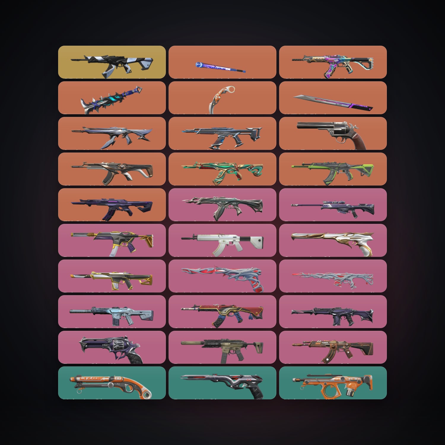 13 Rank | LA Server | 95 Skins | 4 Knives | Level 357 — HabibiAccounts