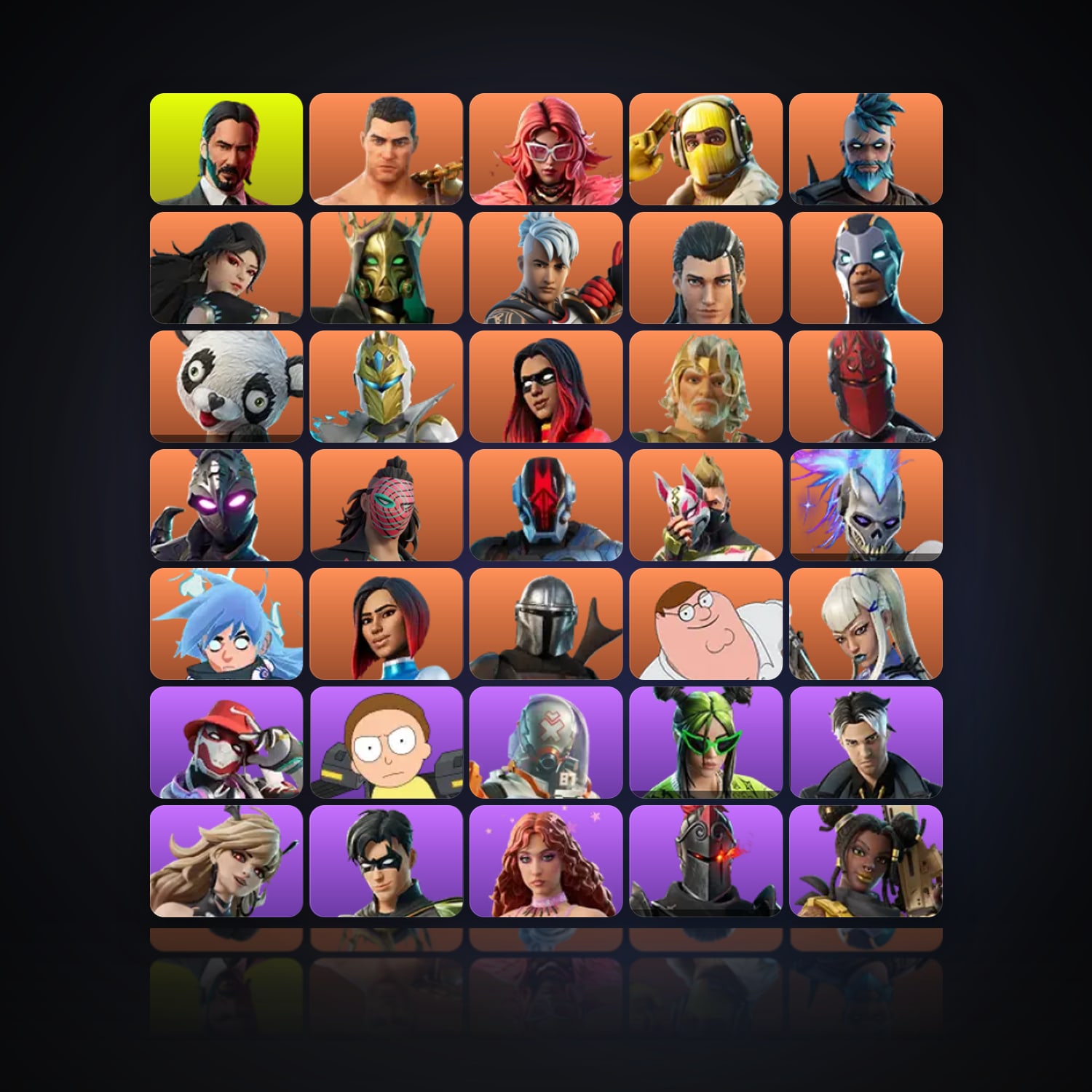 Fortnite | 333 Skins | 250 V-Bucks | Level 3607 | 693 Wins — HabibiAccounts