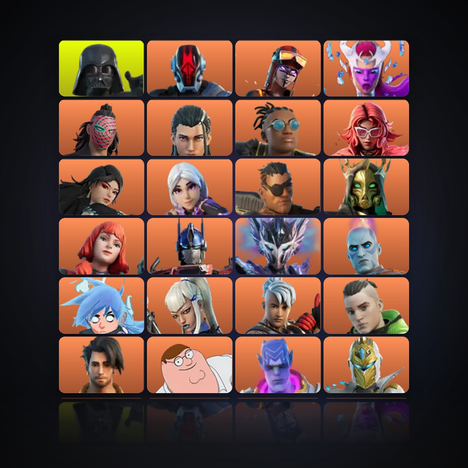 Fortnite | 325 Skins | 550 V-Bucks | Level 5057 | 610 Wins — HabibiAccounts