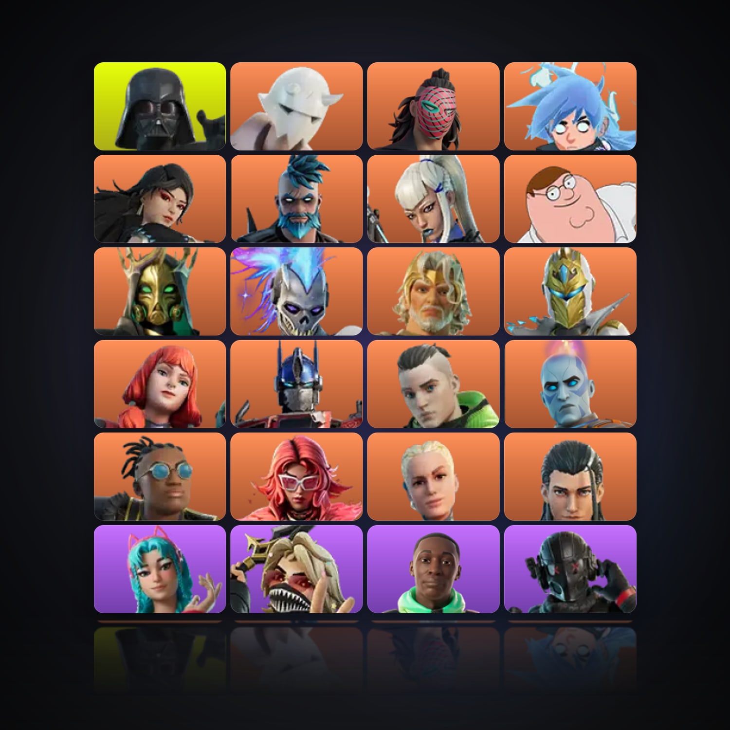 Fortnite | 362 Skins | 950 V-Bucks | Level 5270 | 438 Wins — HabibiAccounts