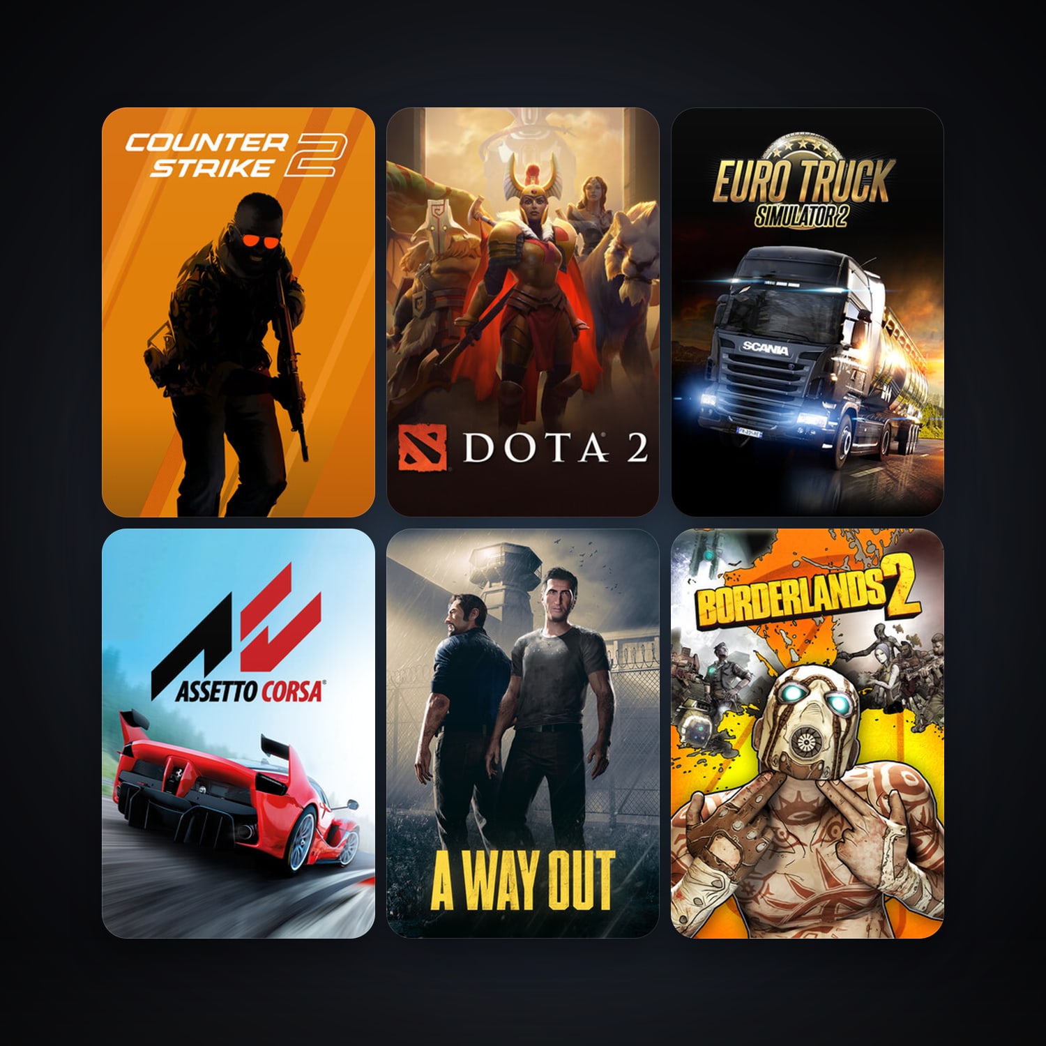 Dota 2 + CS2 Prime, 8 games, clean — HabibiAccounts