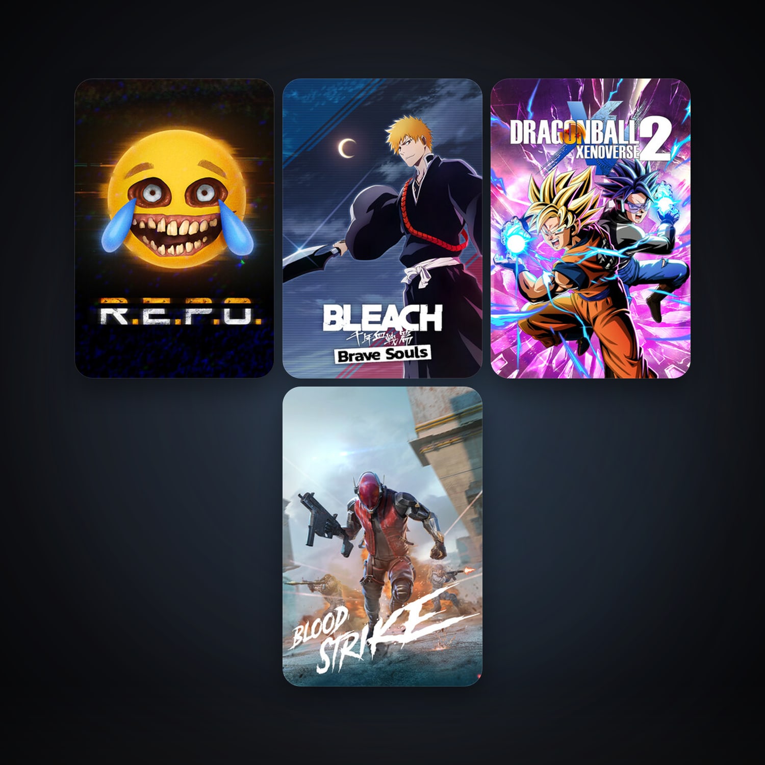 R.E.P.O. & BLEACH Brave Souls | 12 Games | Clean — HabibiAccounts