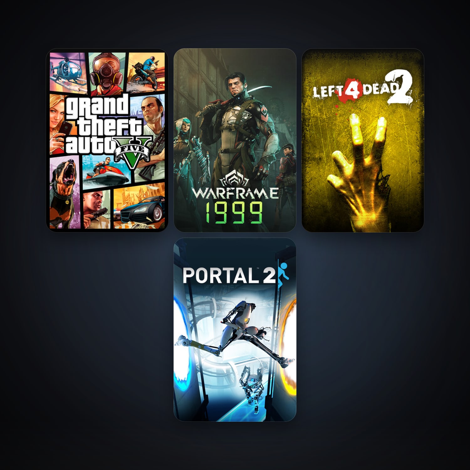 Left 4 Dead 2 + Portal 2, 6 games, clean — HabibiAccounts