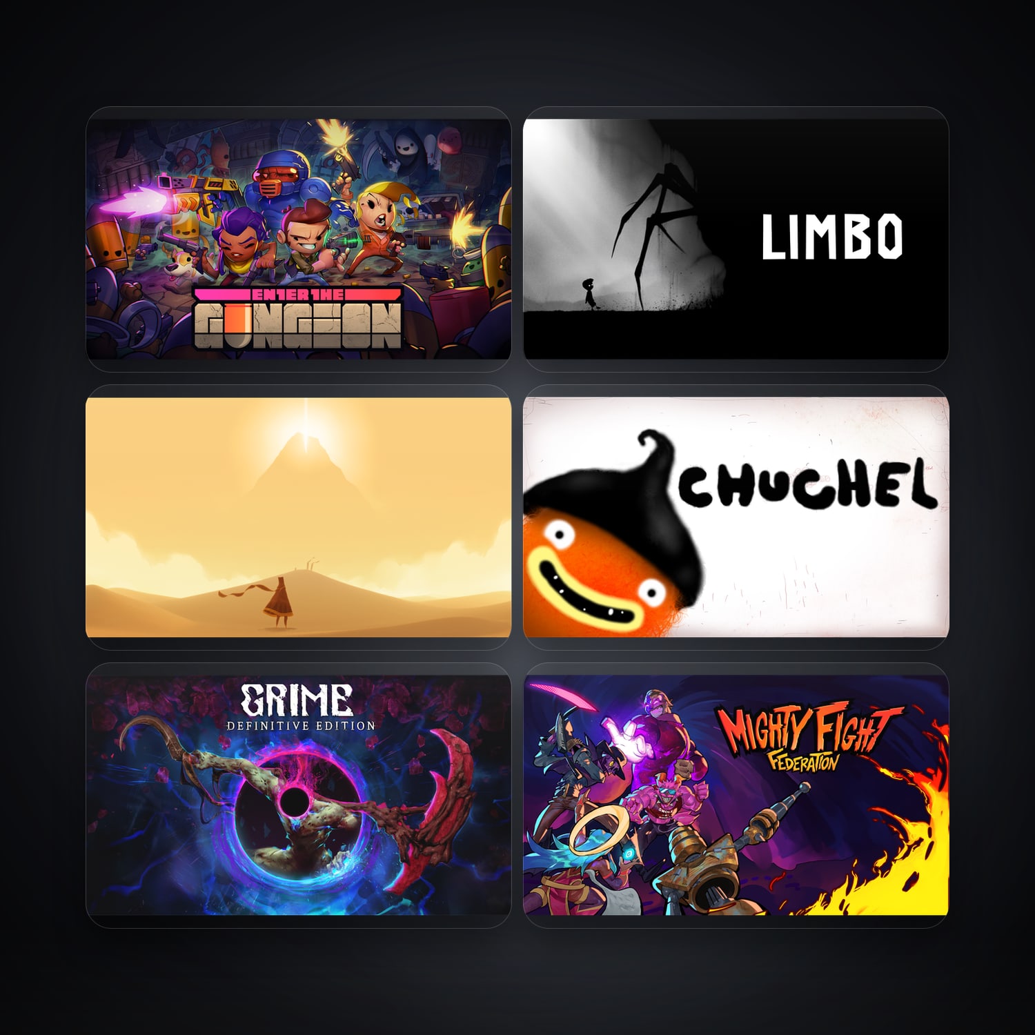 Enter the Gungeon & Limbo | 339 Games — Epic Games Account — HabibiAccounts