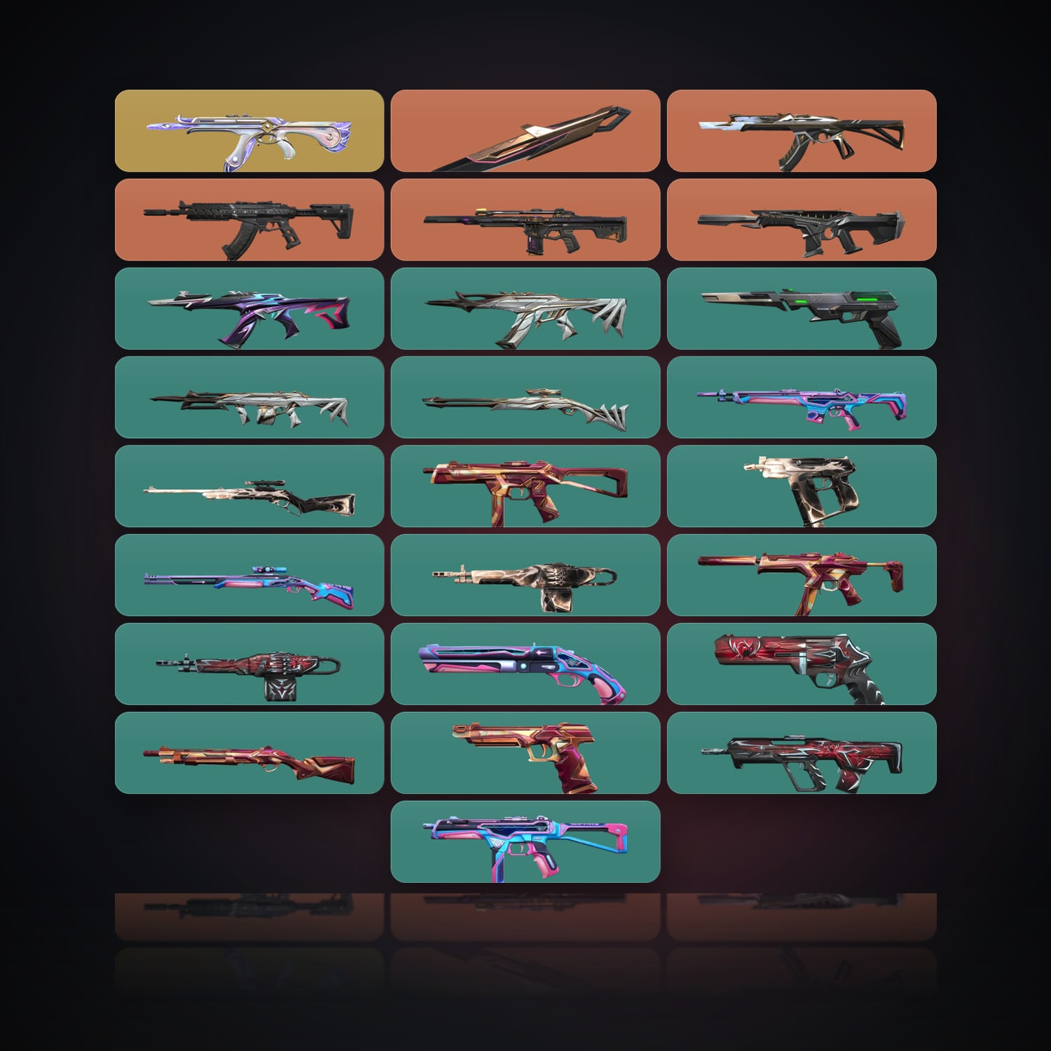 Bronze 1 Rank | Korea Server | 25 Skins | 1 Knives | Level 45 — HabibiAccounts