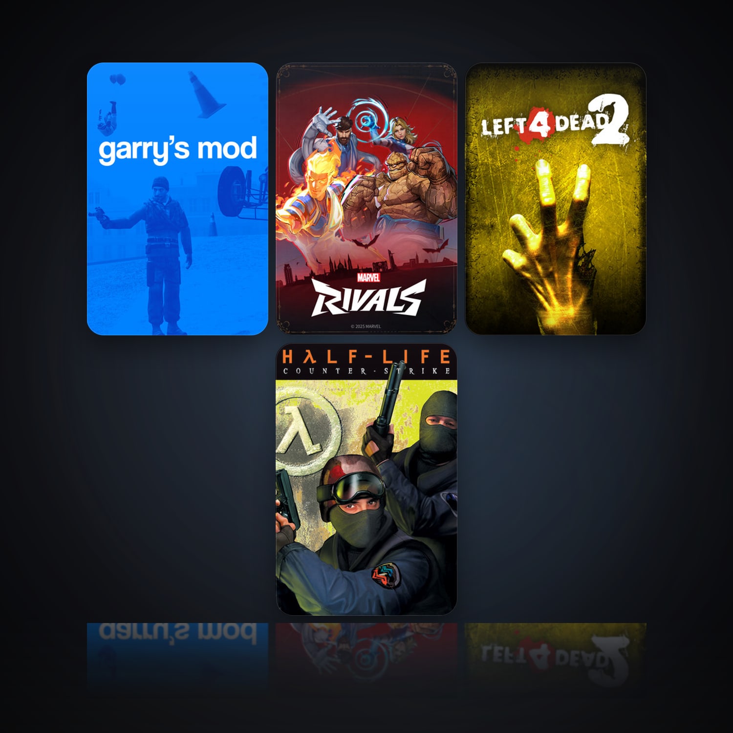هالحساب ستيم فلين، Counter-Strike وLeft 4 Dead 2، 13 لعبة، صامد واضح — HabibiAccounts